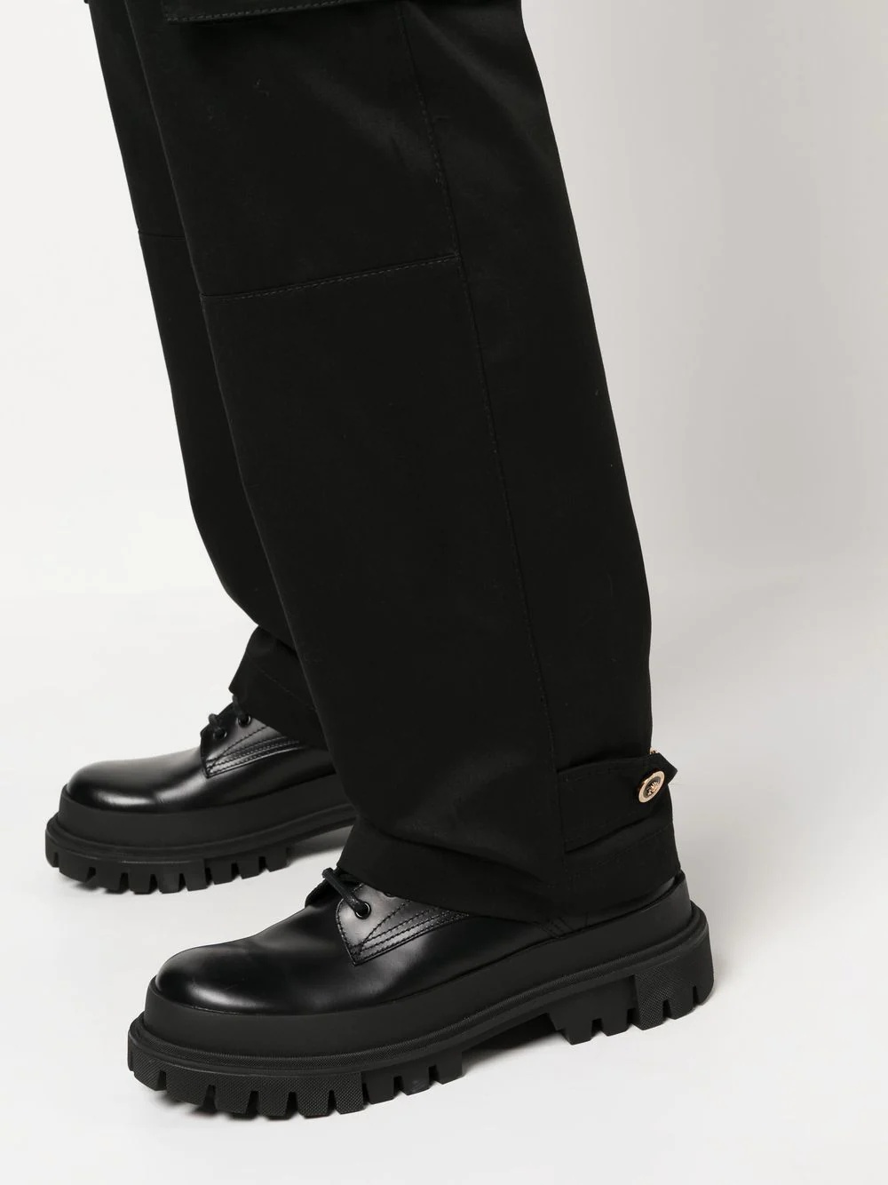 straight-leg cargo trousers - 5