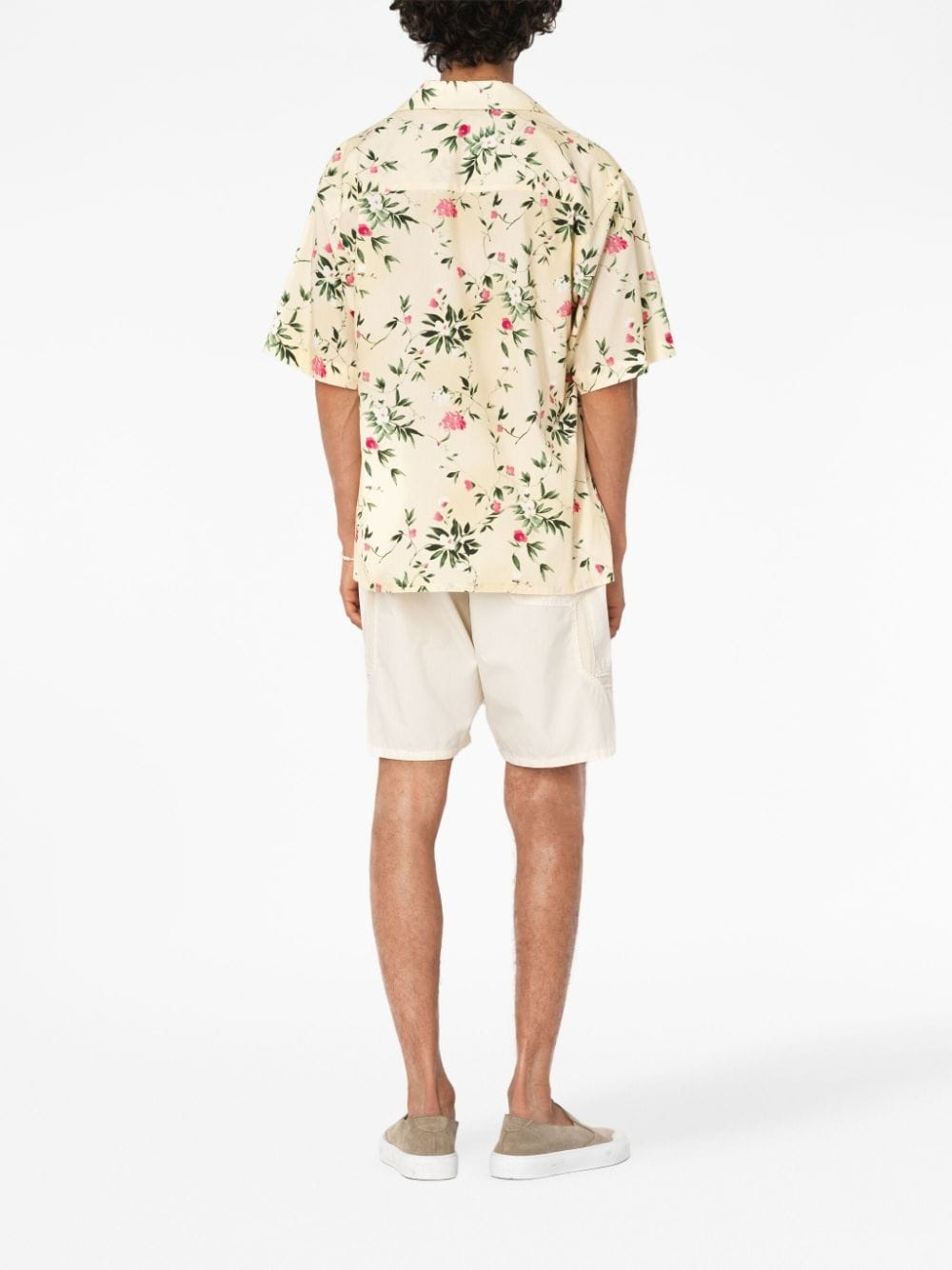 floral-print short-sleeve shirt - 4