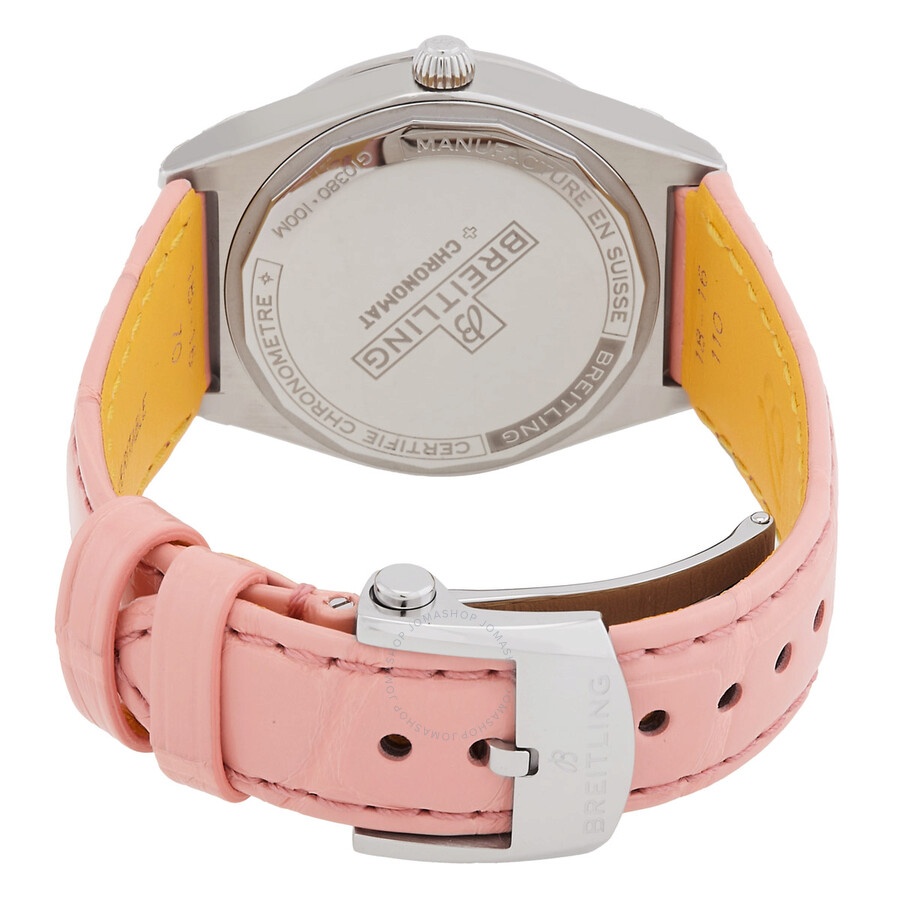 Breitling Chronomat 36mm South Sea Automatic Pink MOP Diamond Ladies Watch G10380BB1K1P1 - 3