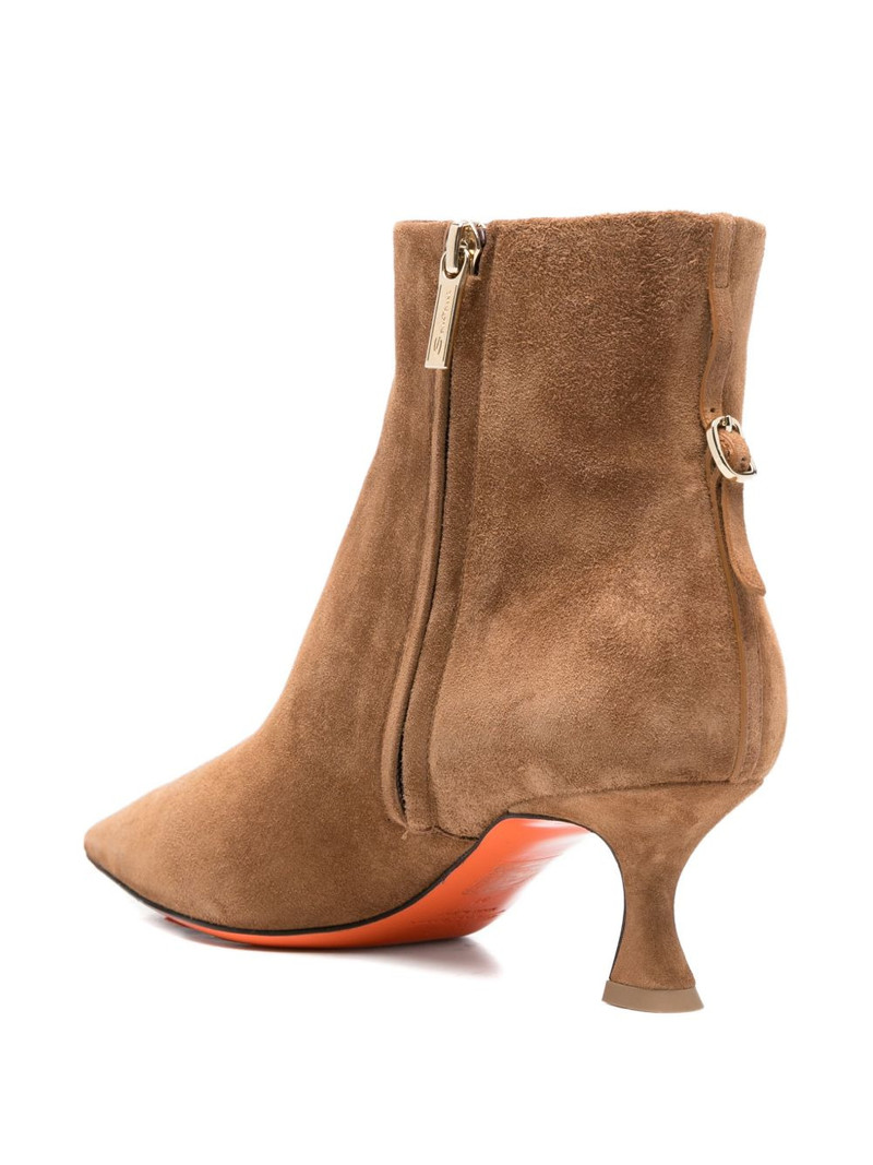 point-toe suede boots 3
