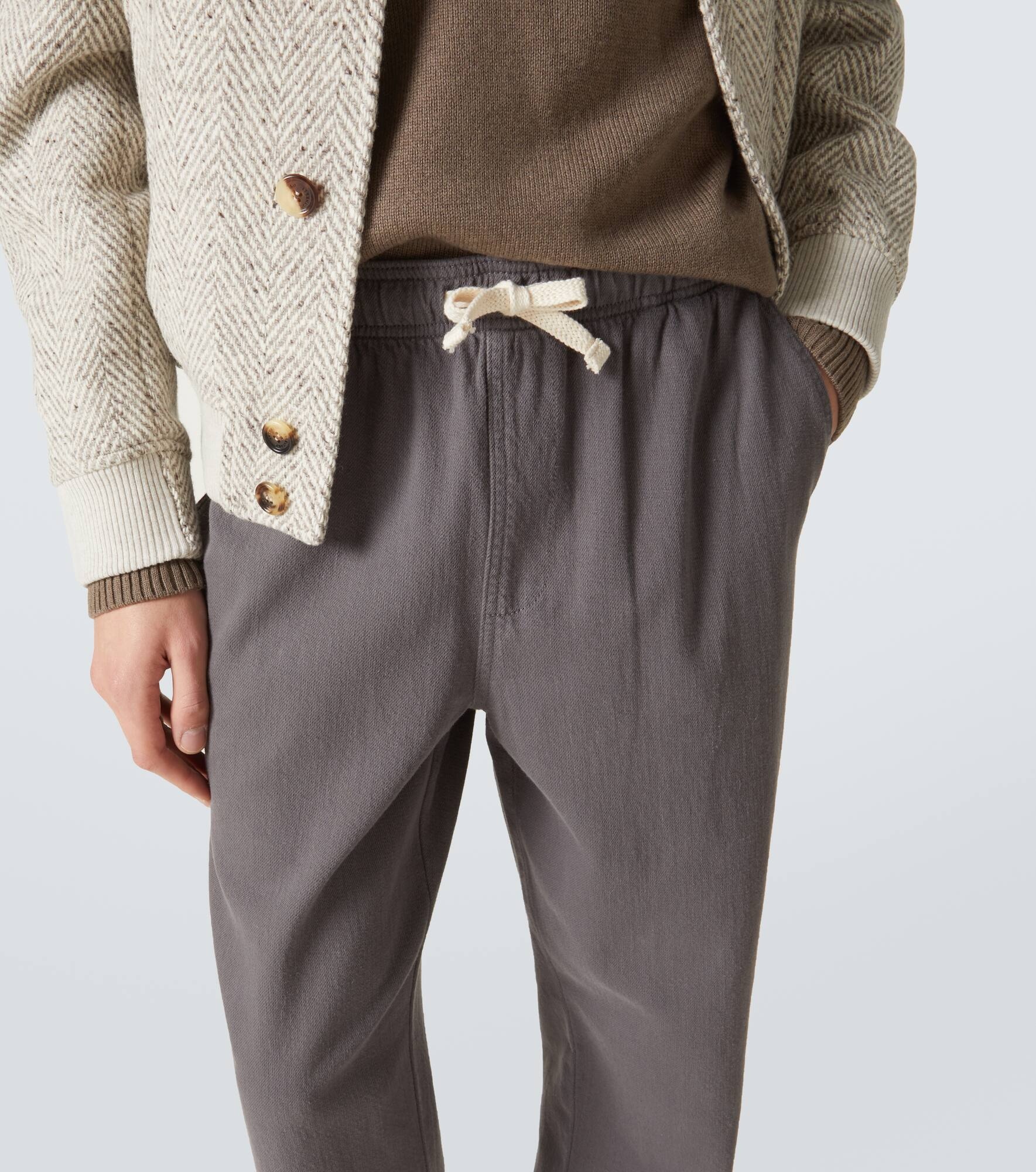Cotton straight pants - 5