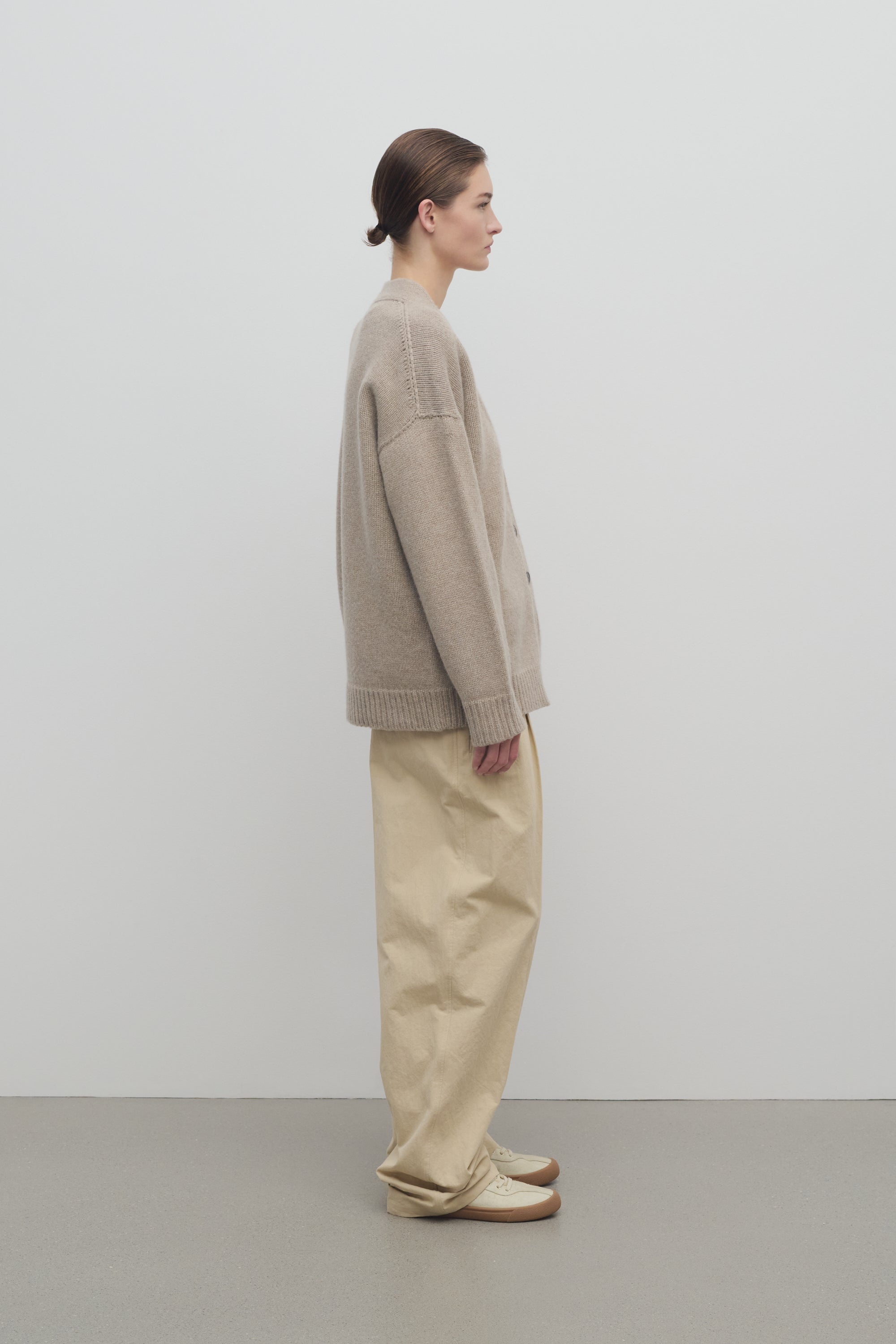 The Row Lilas Pant in Cotton and Linen | REVERSIBLE