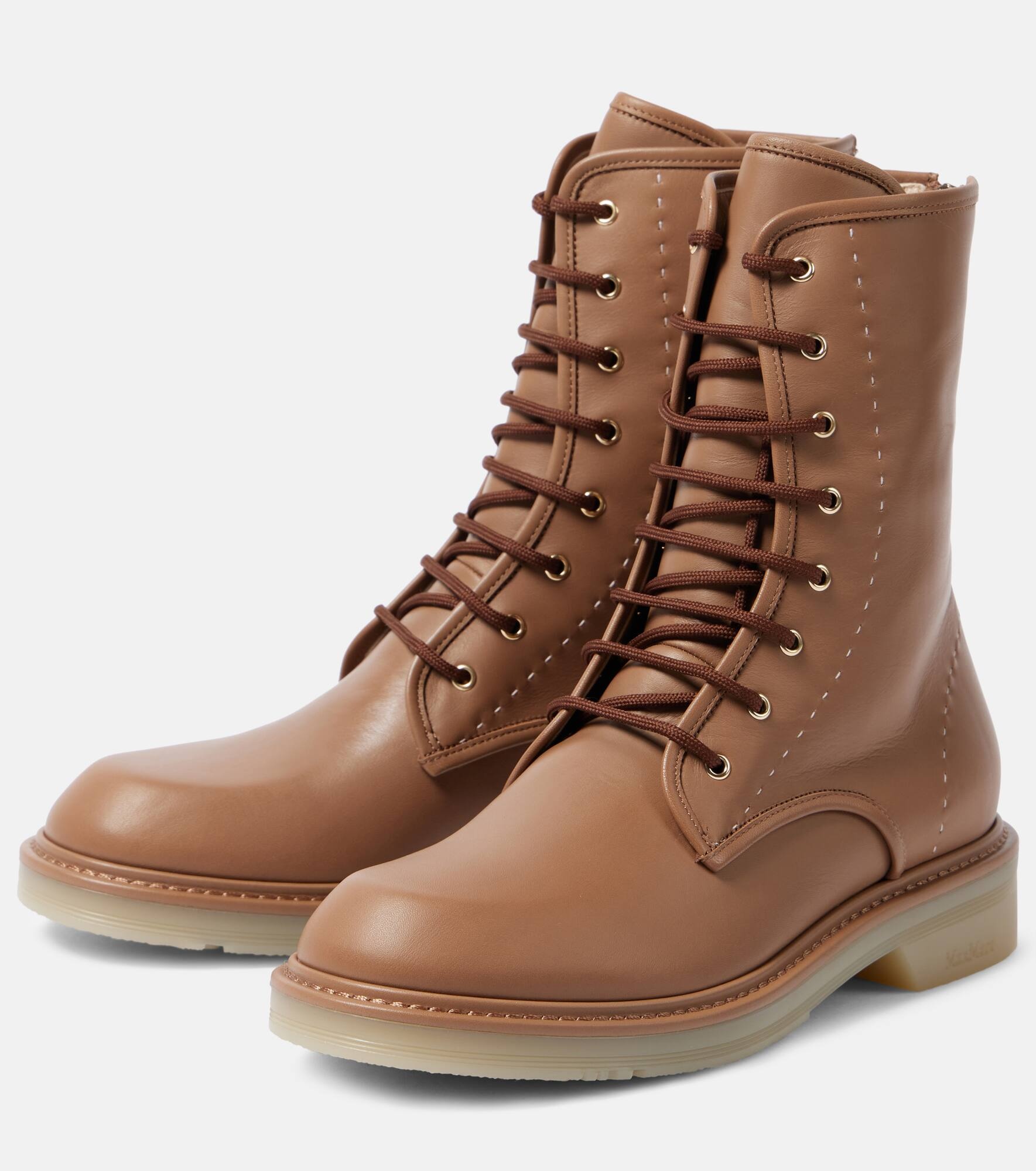 Leather ankle boots - 5