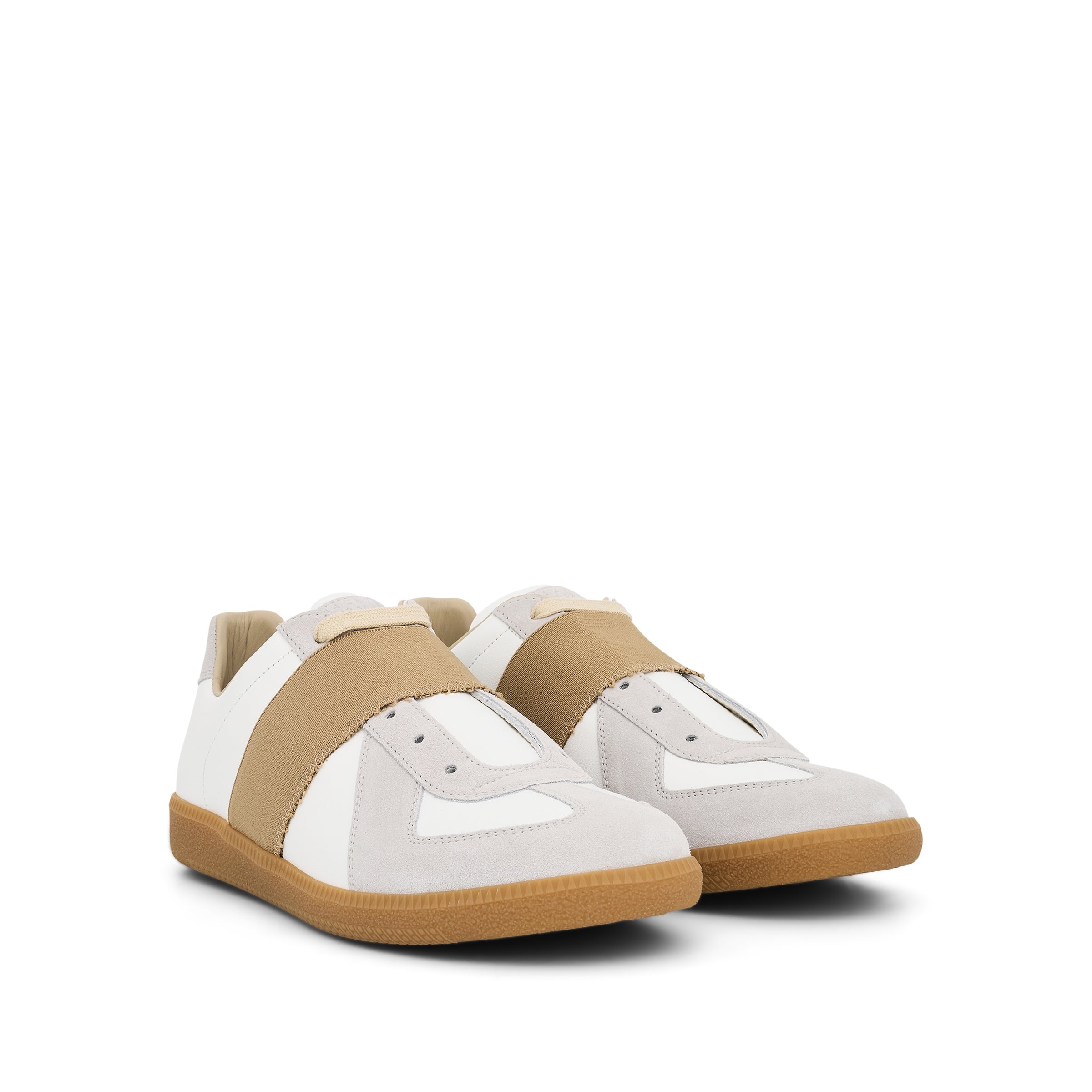 Maison Margiela Sneakers in White/Nude - 2