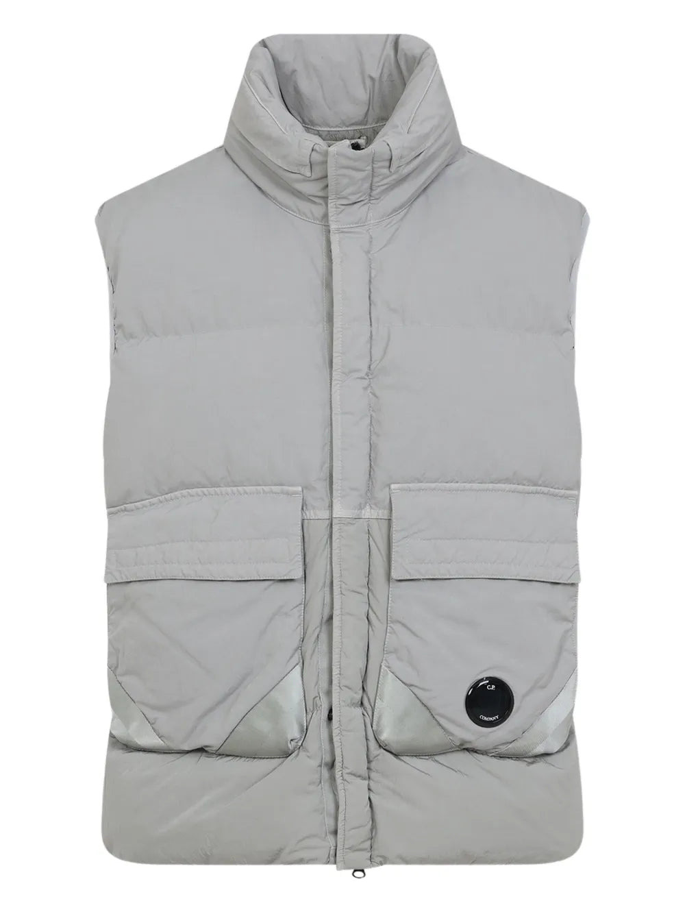 Eco-Chrome R Mixed Hooded Down Gilet - 1