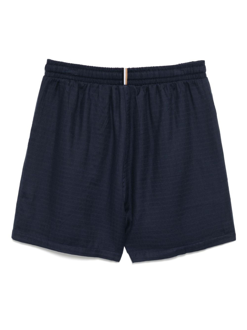 BOSS logo-embroidered shorts outlook
