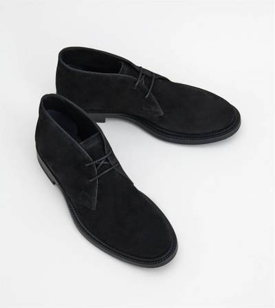 Tod's DESERT BOOTS IN SUEDE - BLACK outlook