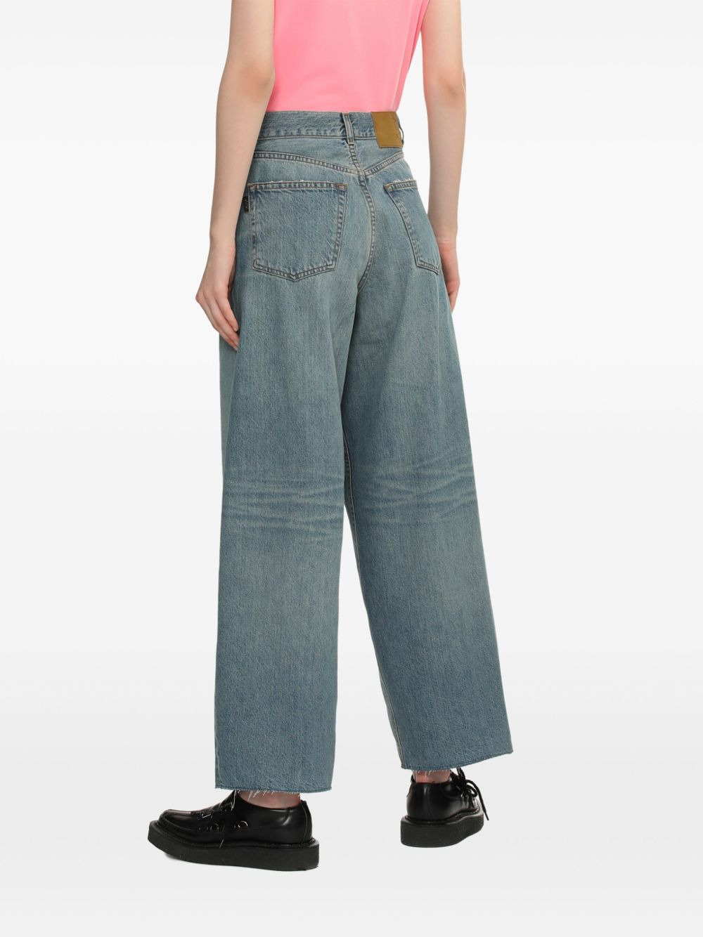 wide-leg jeans - 4
