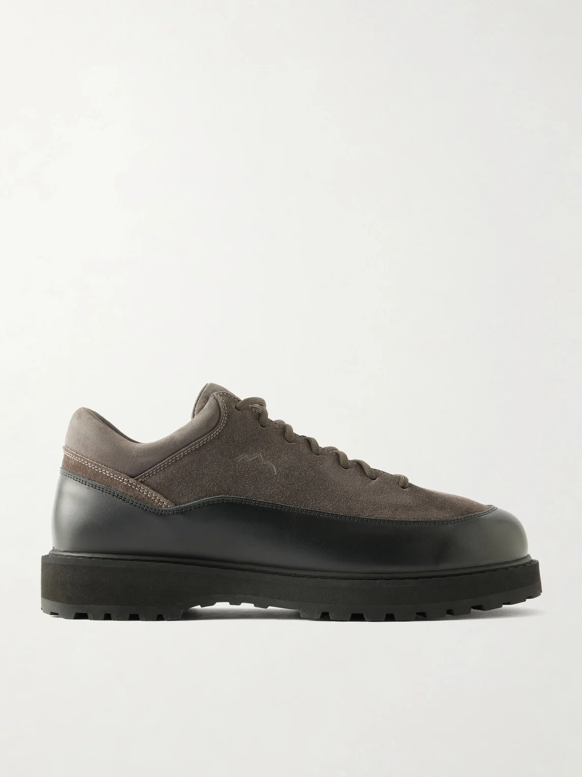 Cornaro Gala Leather-Trimmed Suede Hiking Boots - 1