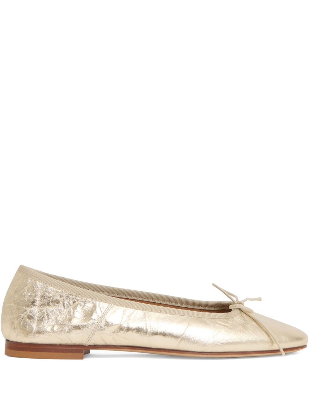 almond-toe bow-detail ballet flats - 1