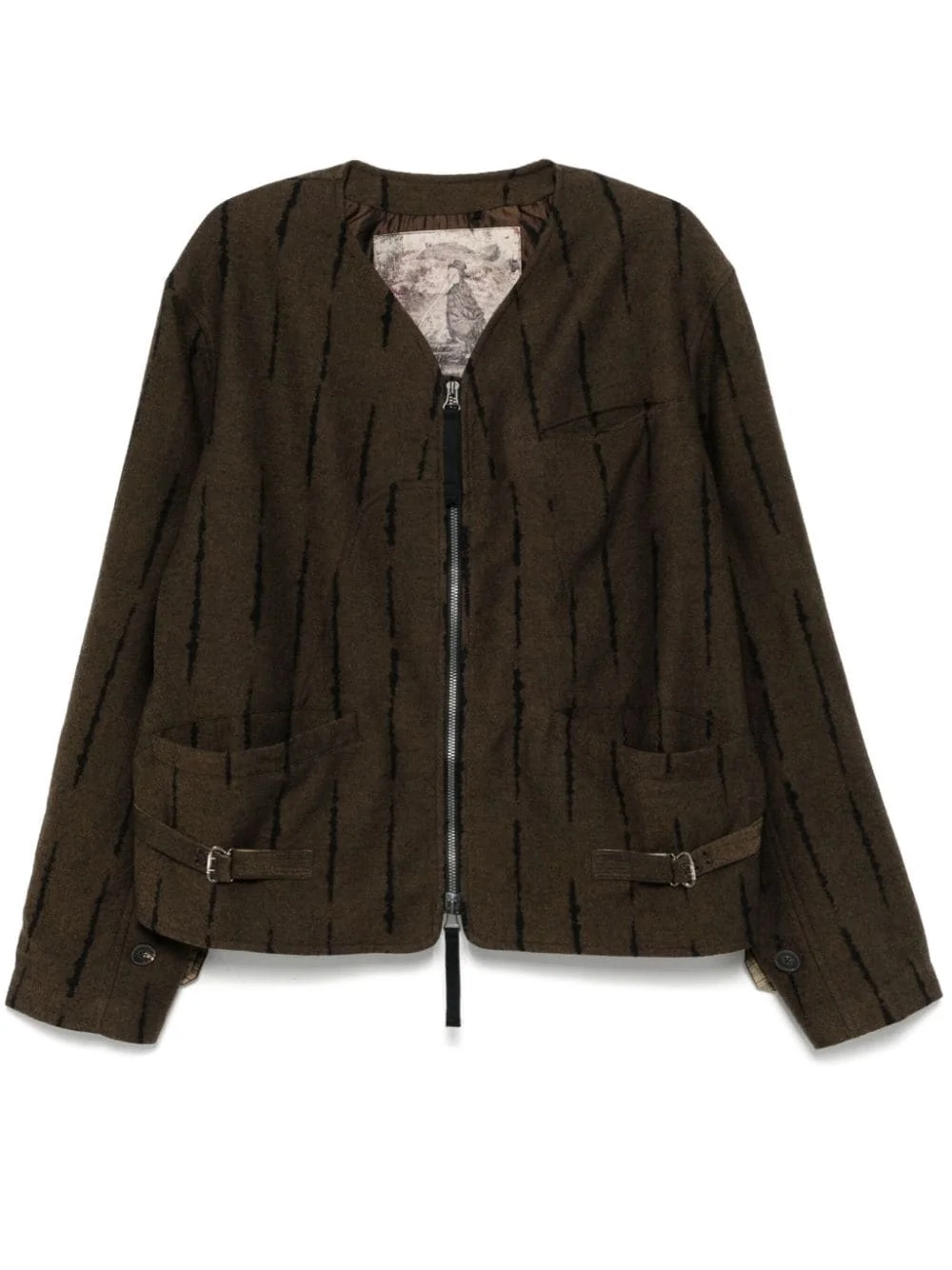 twill weave jacket - 1