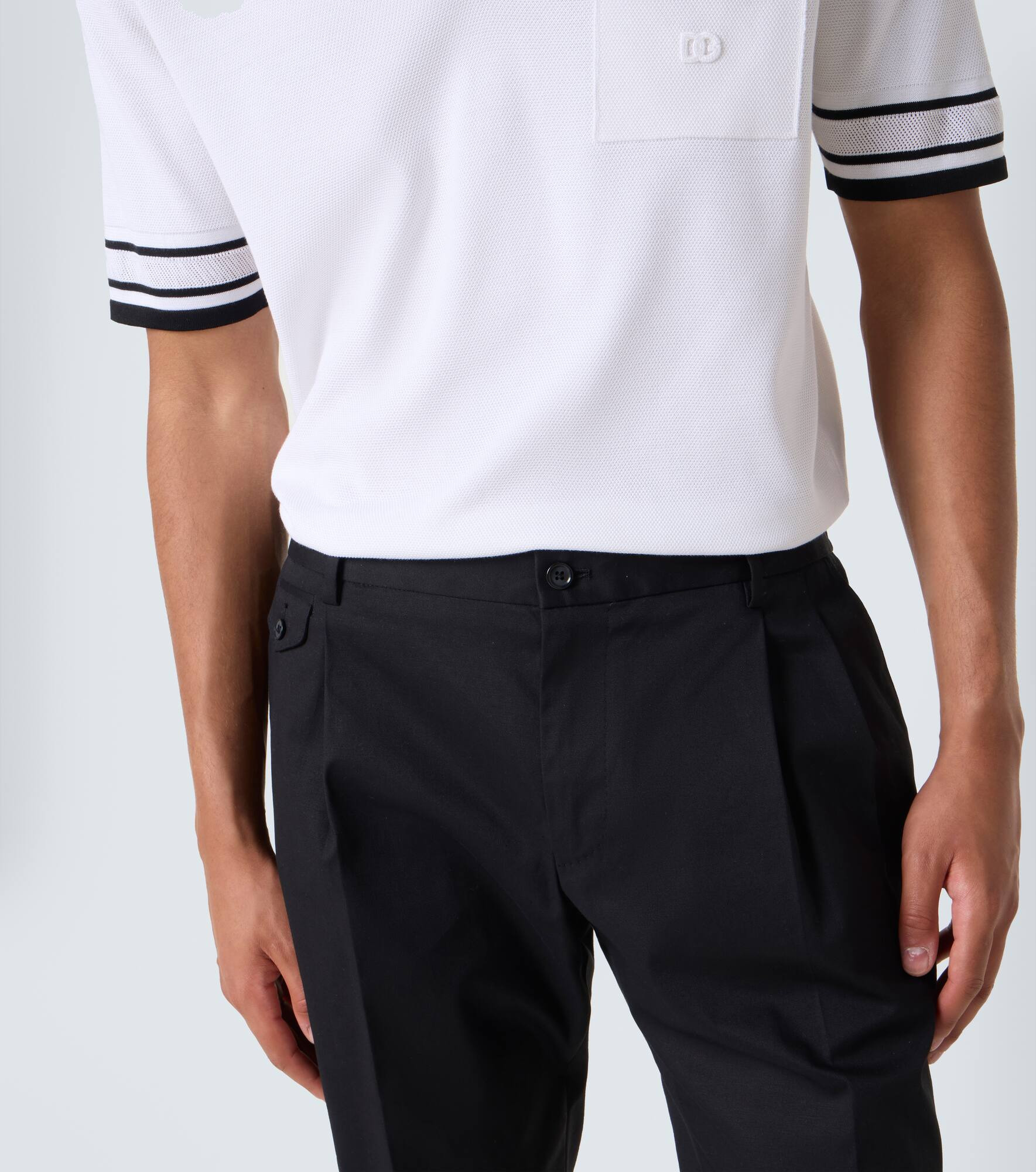 Cotton straight pants - 5