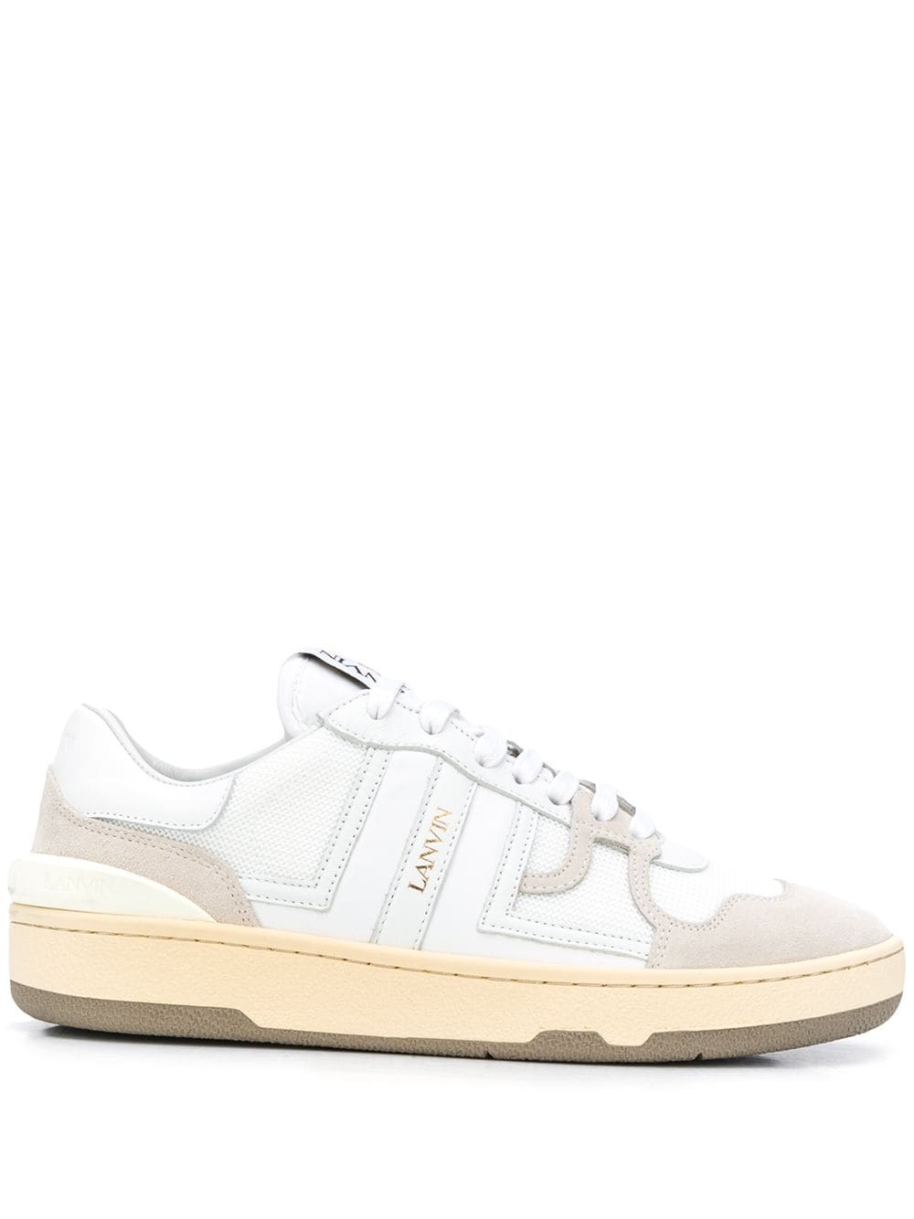 Clay leather low-top sneakers - 1