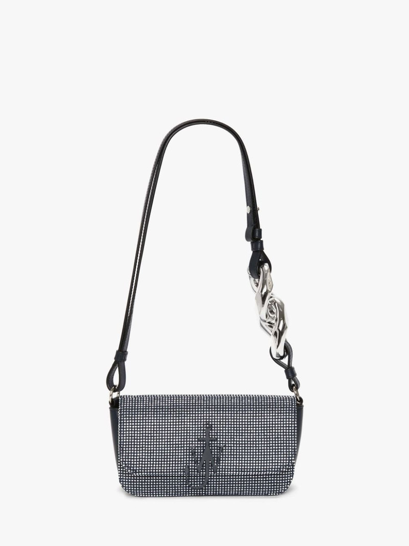 ANCHOR CHAIN BAGUETTE - HOTFIX DENIM SHOULDER BAG 1