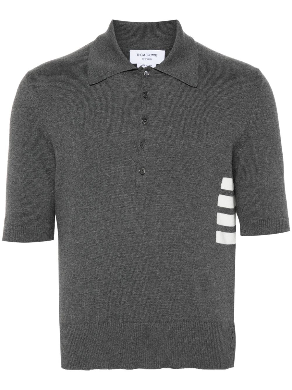 4-Bar cotton polo jumper - 1