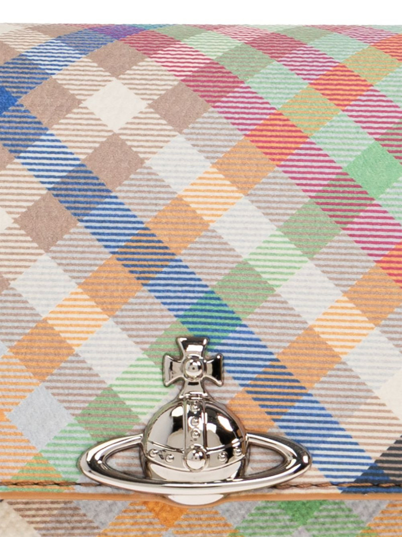 small Hazel check-pattern tote bag 6