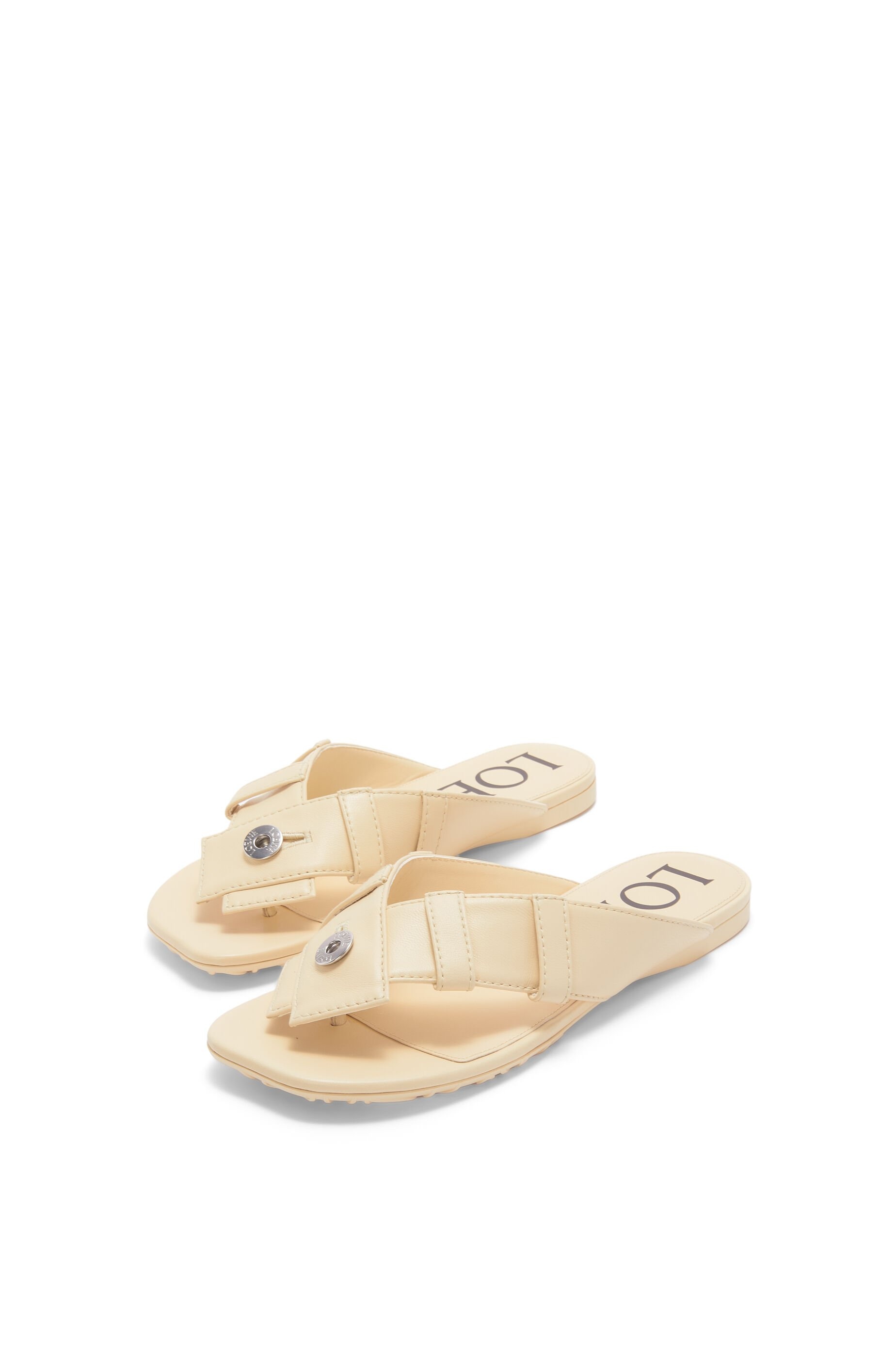 Toy Panta toe post sandal in lambskin - 3