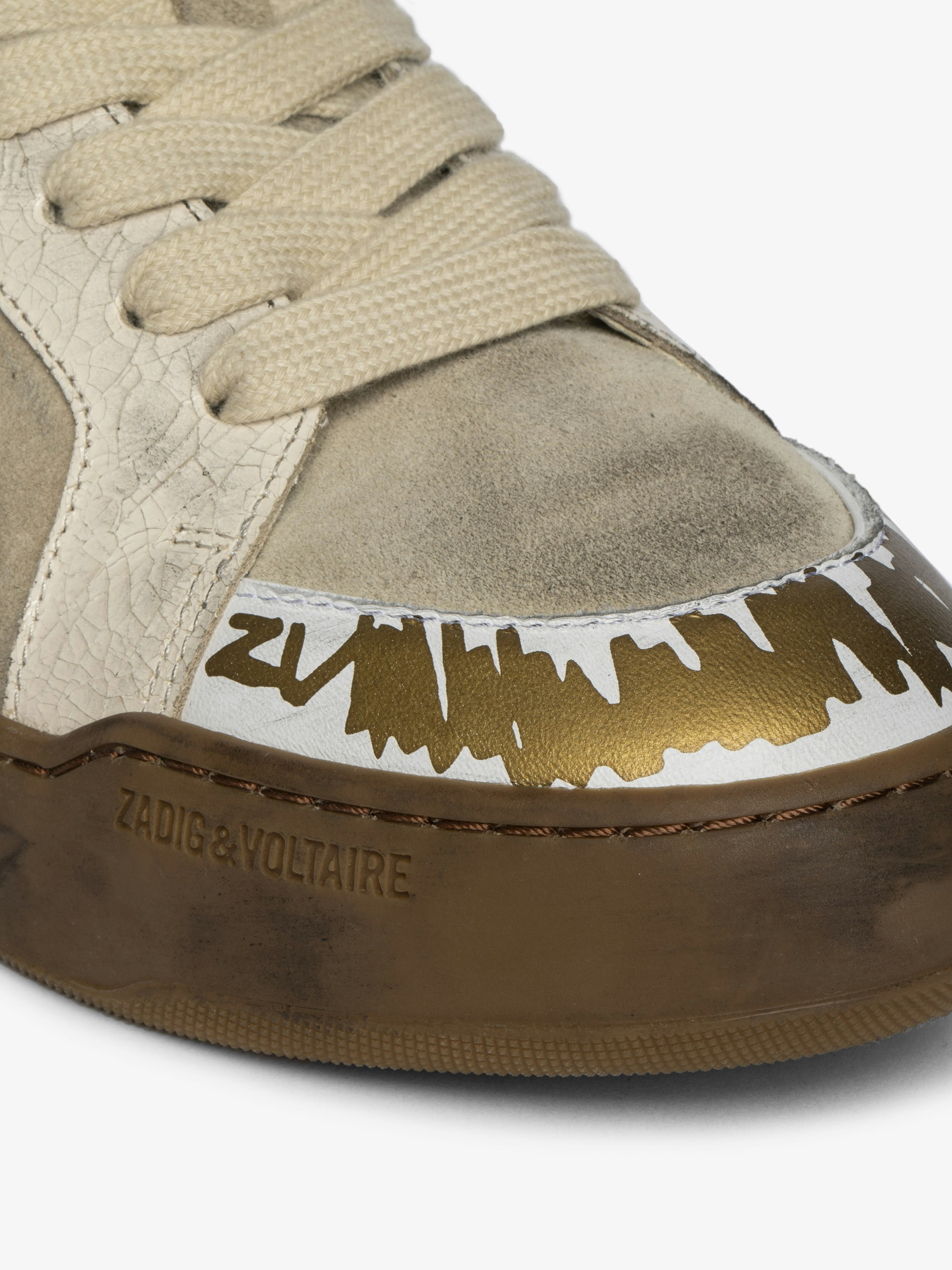Basses Fly Wings Cracked Sneakers - 5