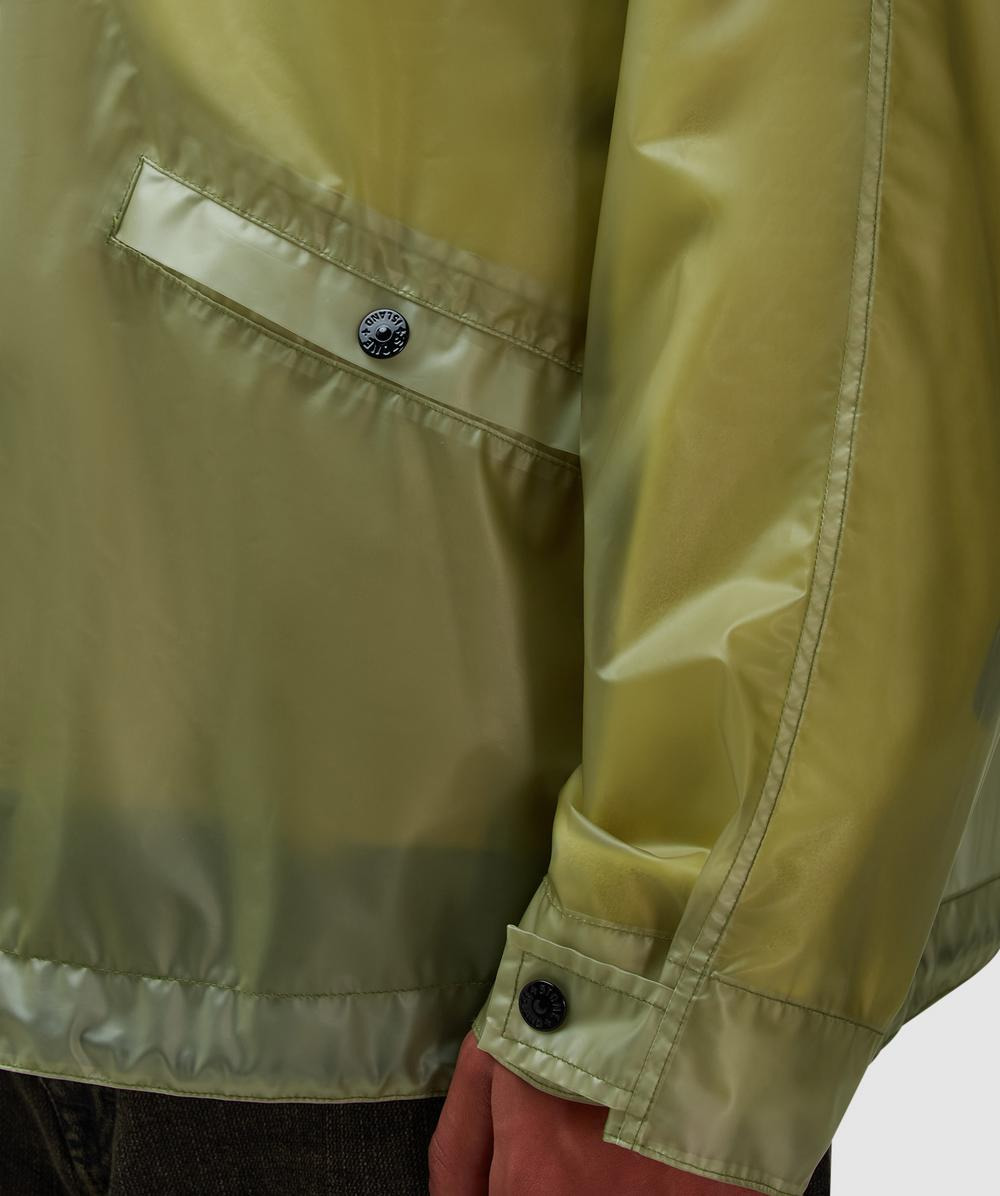 Translucent cover short parka jacket - 5