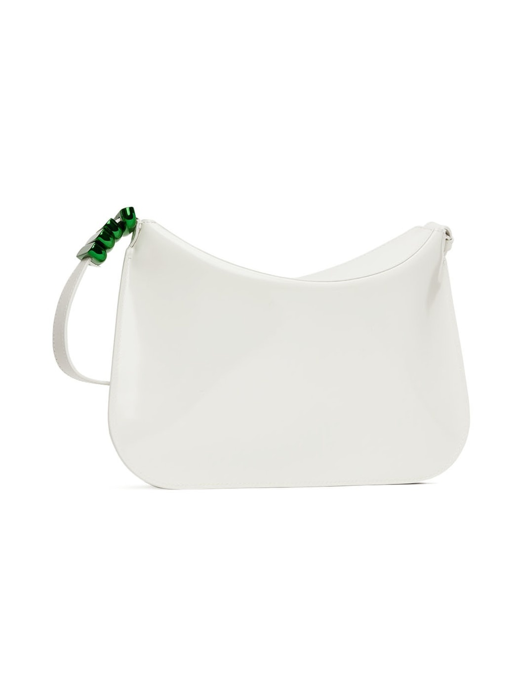 White Flap Shoulder Bag - 4