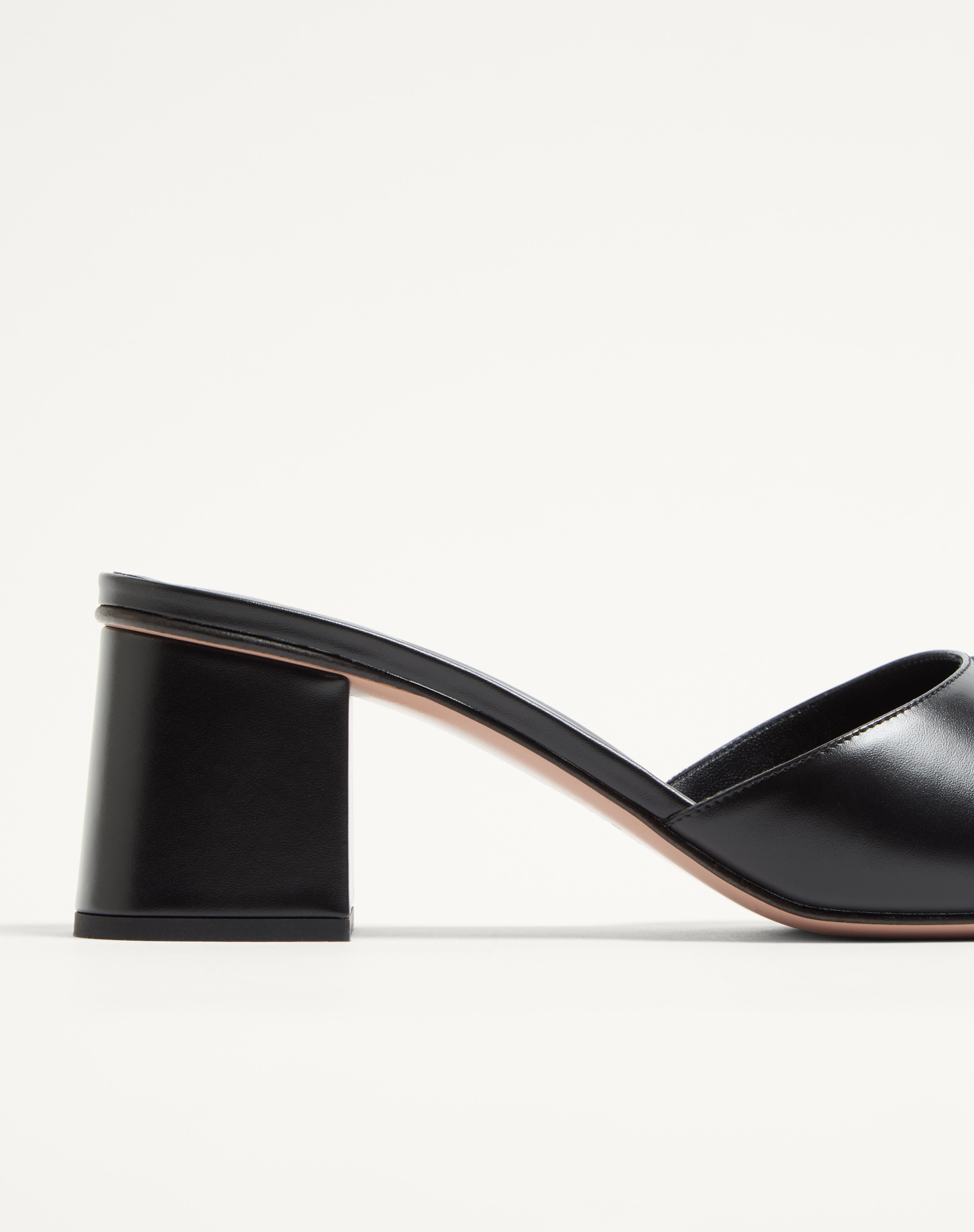 VLOGO SIGNATURE SLIDE SANDAL IN CALFSKIN 60MM - 7