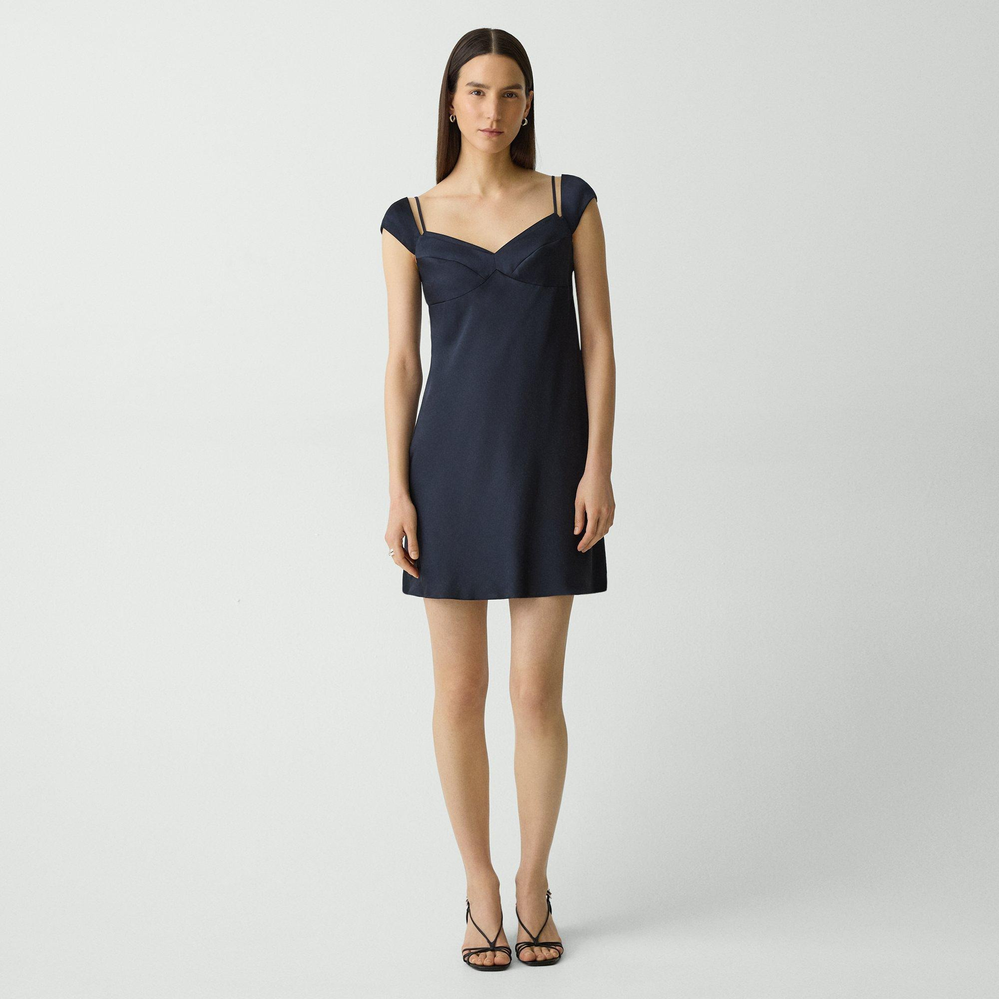 Camisole Dress in Crushed Satin - 2
