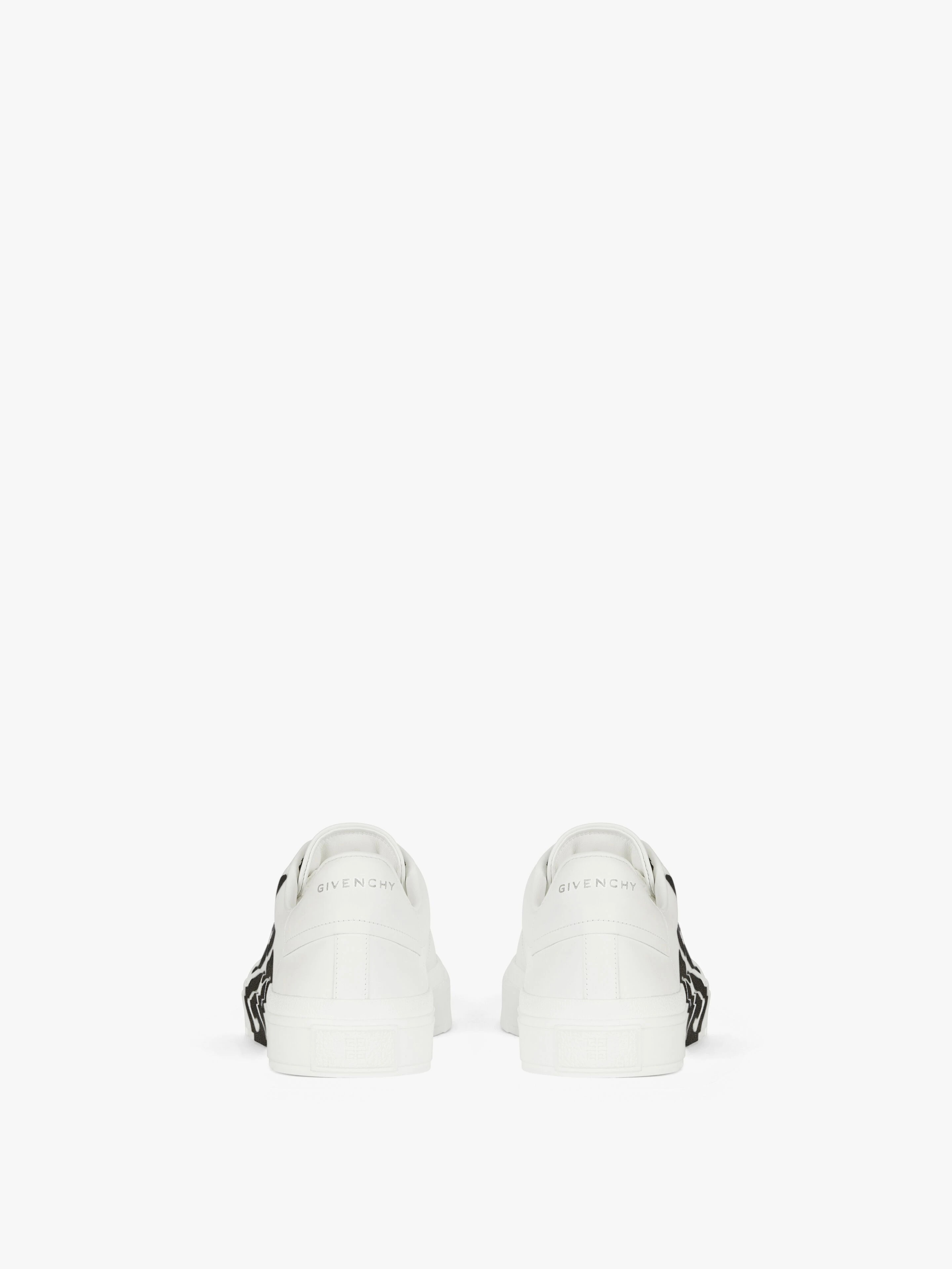 CITY SPORT SNEAKERS IN LEATHER WITH TAG EFFECT 4G PRINT - 7