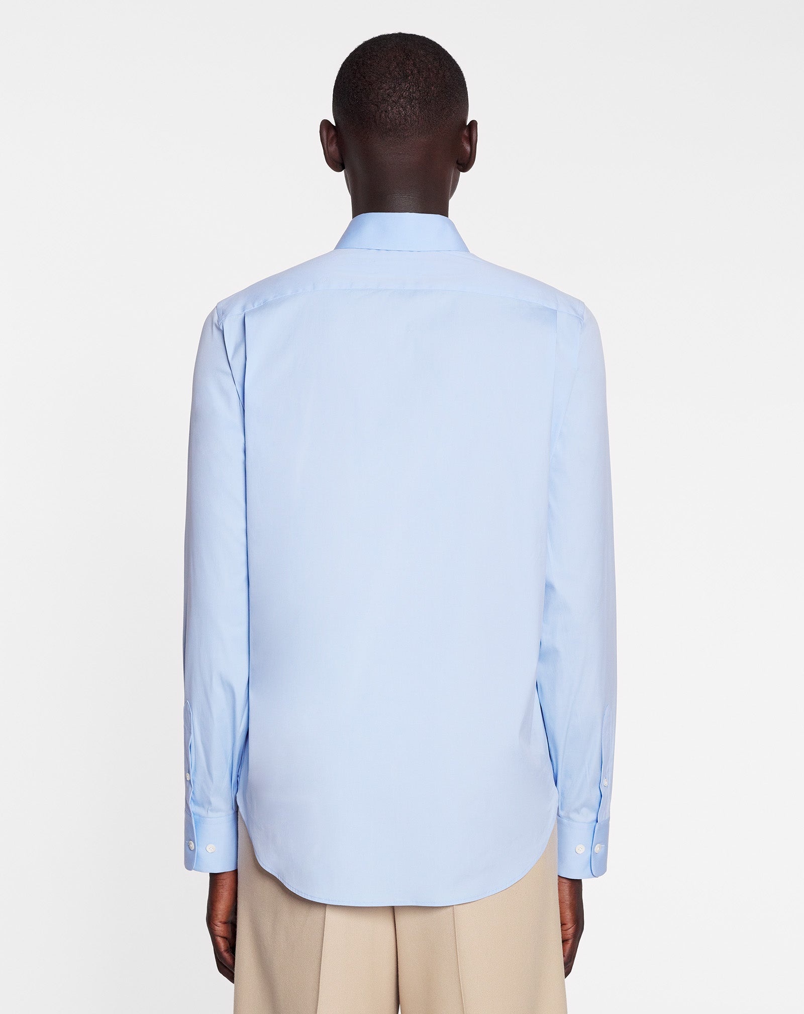 SLIM FIT SHIRT WITH VISIBLE BUTTONS - 4