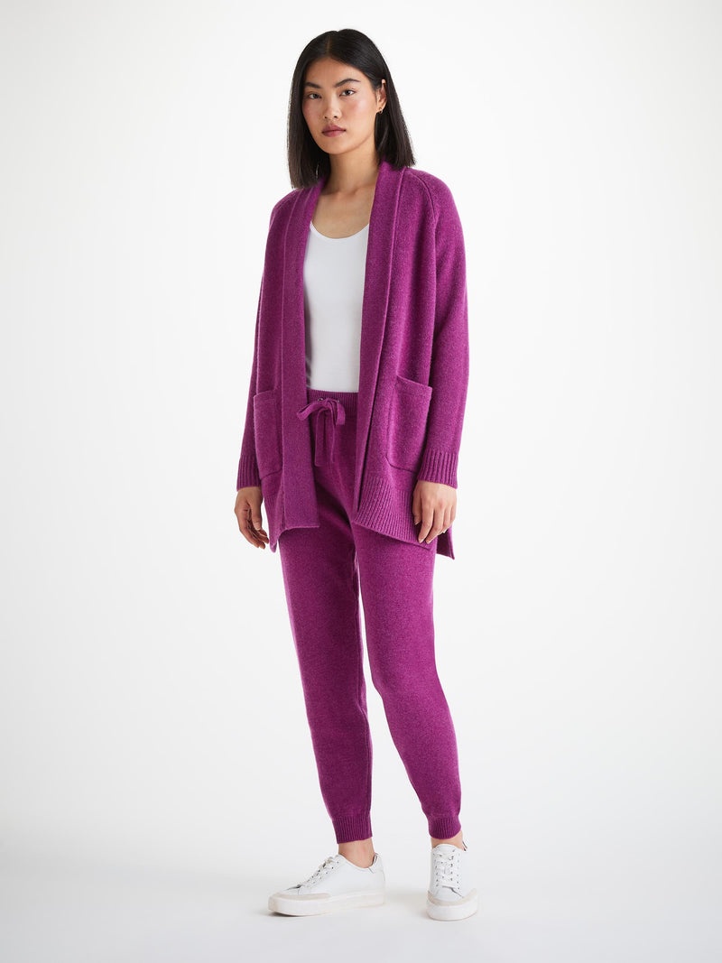 Women's Cardigan Nina Cashmere Purple - 3