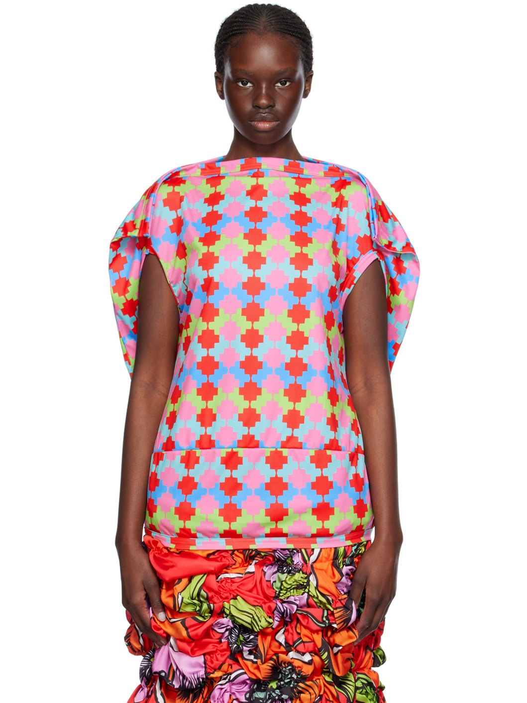 Multicolor Printed T-Shirt - 1