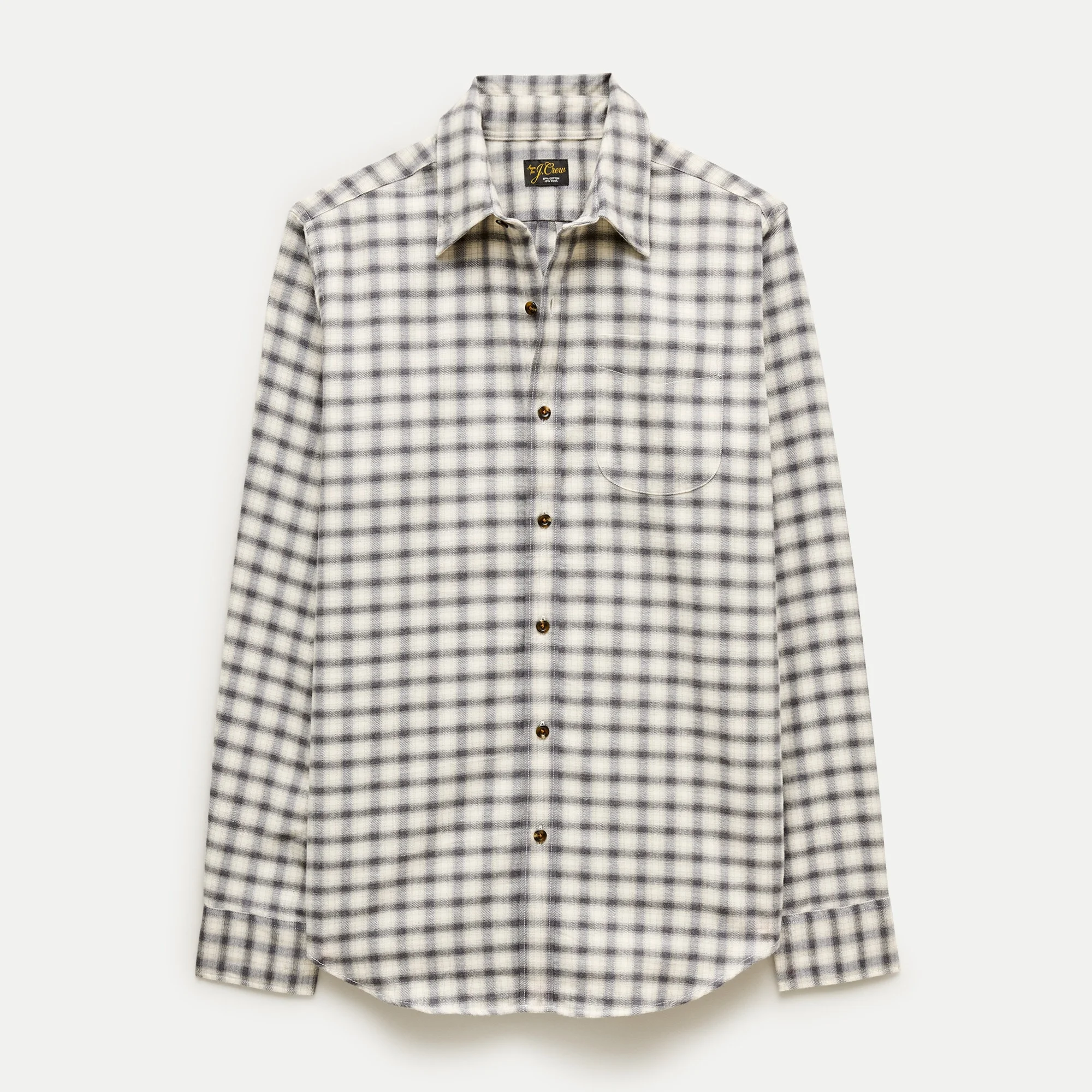 Madison cotton-blend twill shirt - 1