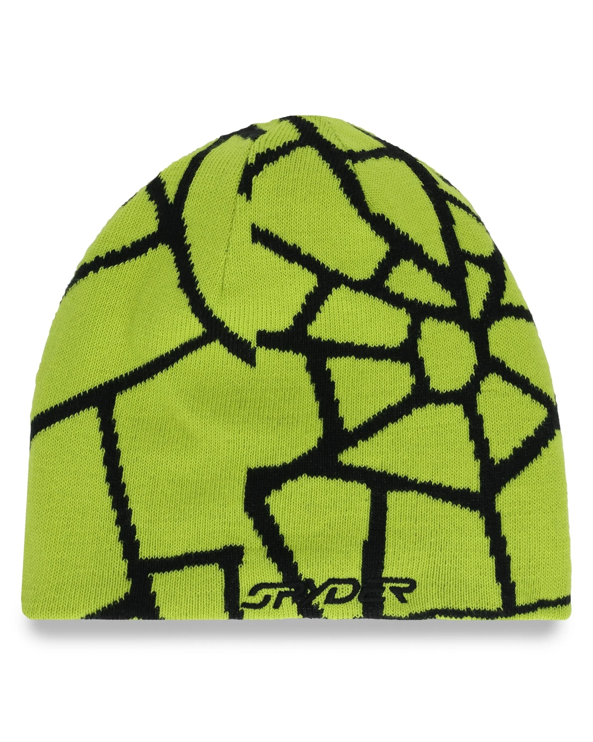 Mens Reversible Web Beanie - Black - 1