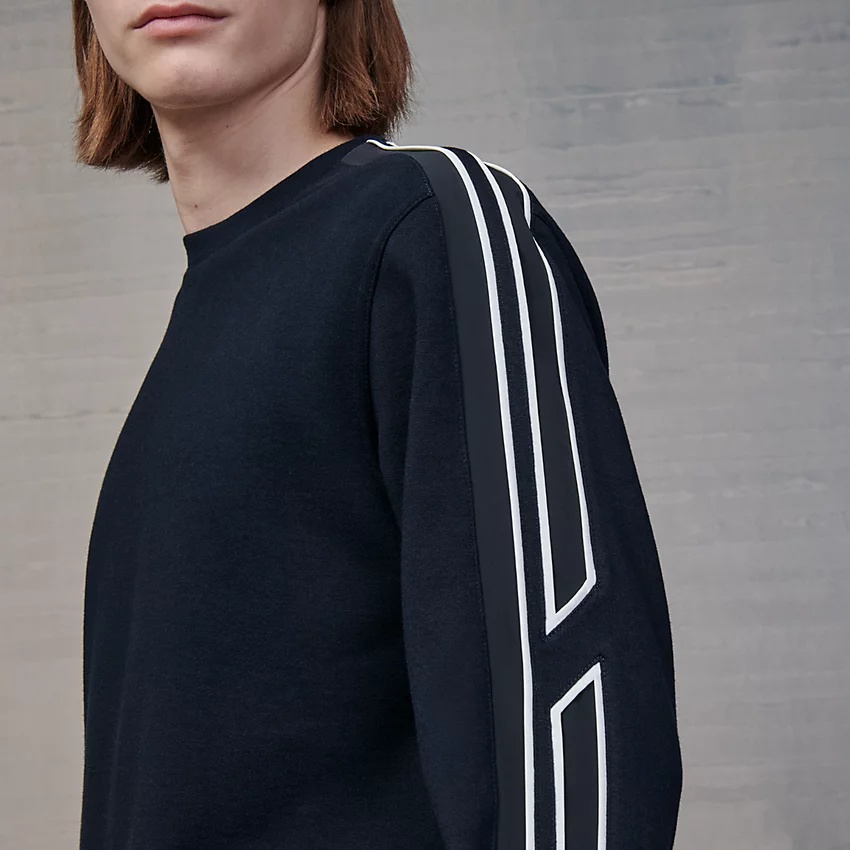 "Run H" crewneck sweater - 4