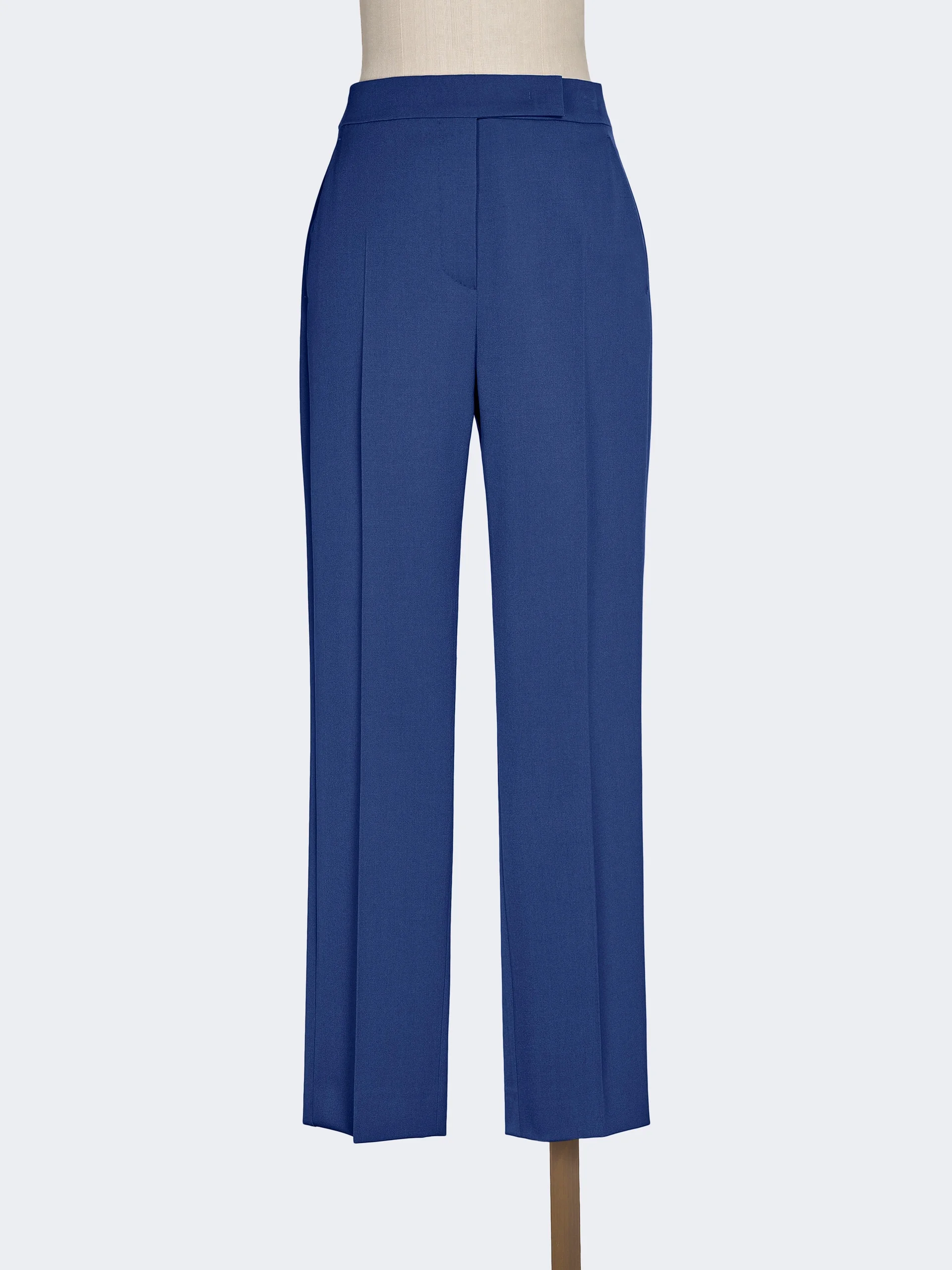 OSSIDO Comfortable wool trousers - CHINA BLUE - 1