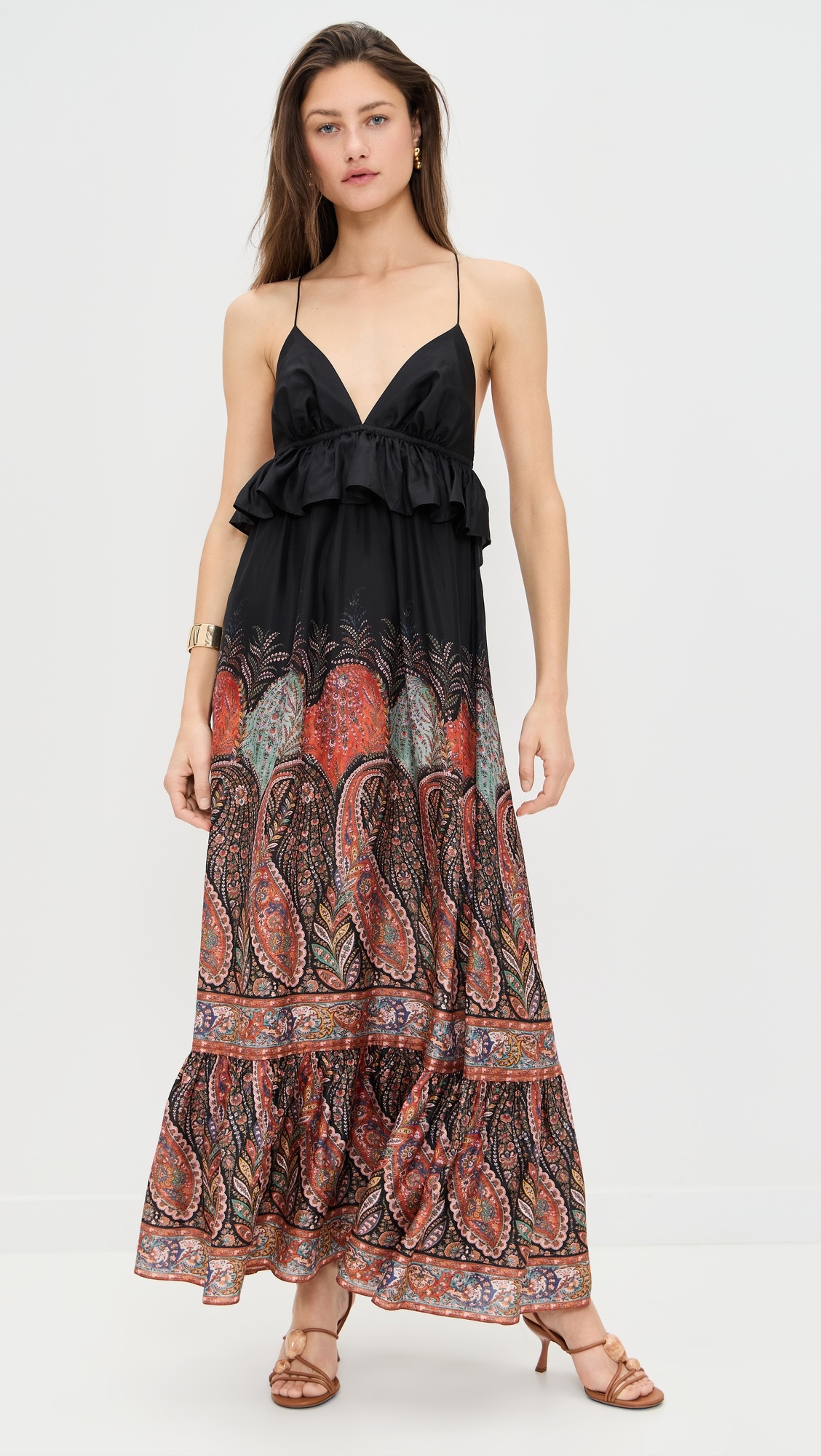 Rhiannon Ruffle Maxi Dress - 6