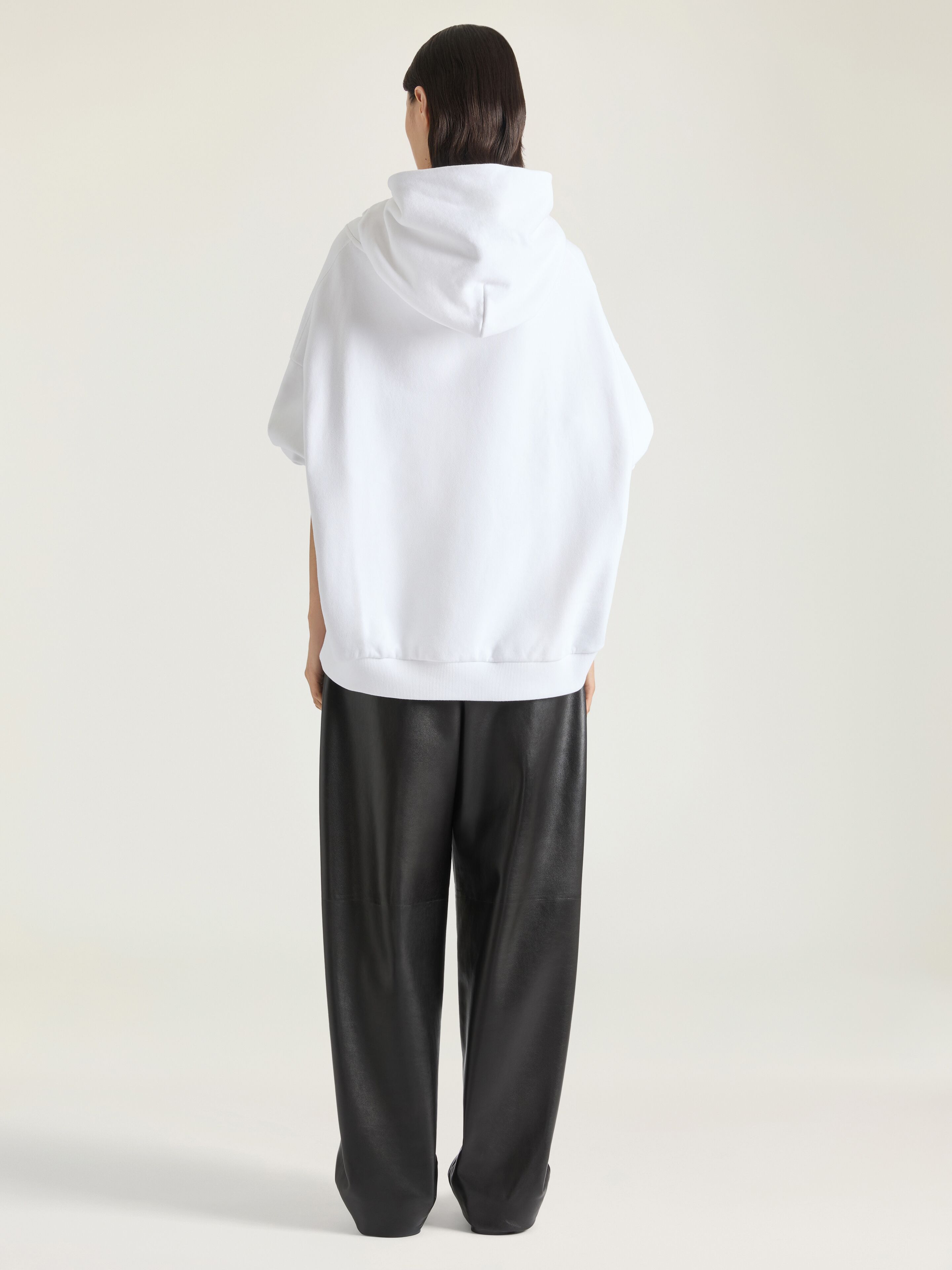 HOODIE SWEATSHIRT IN FLEECE WITH GIVENCHY TAPE PRINT - 3