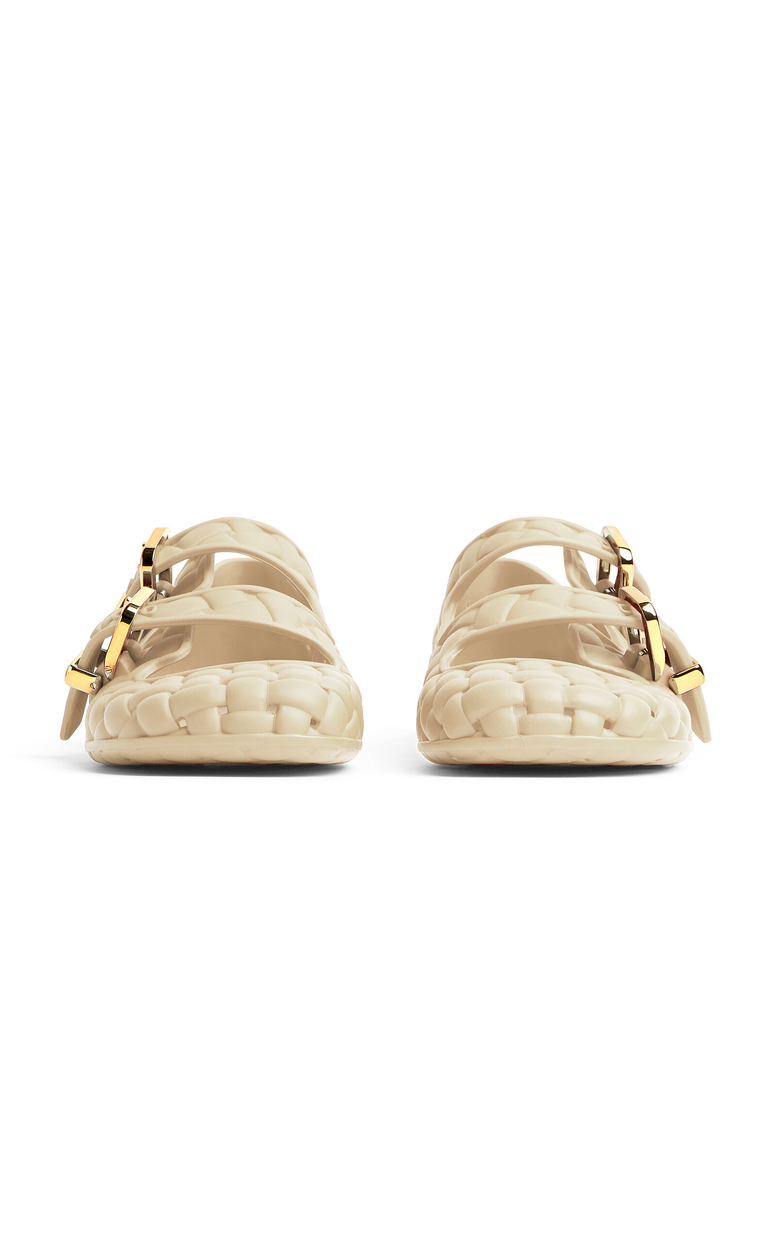 Amy Mary-Jane Rubber Ballet Flats white - 3