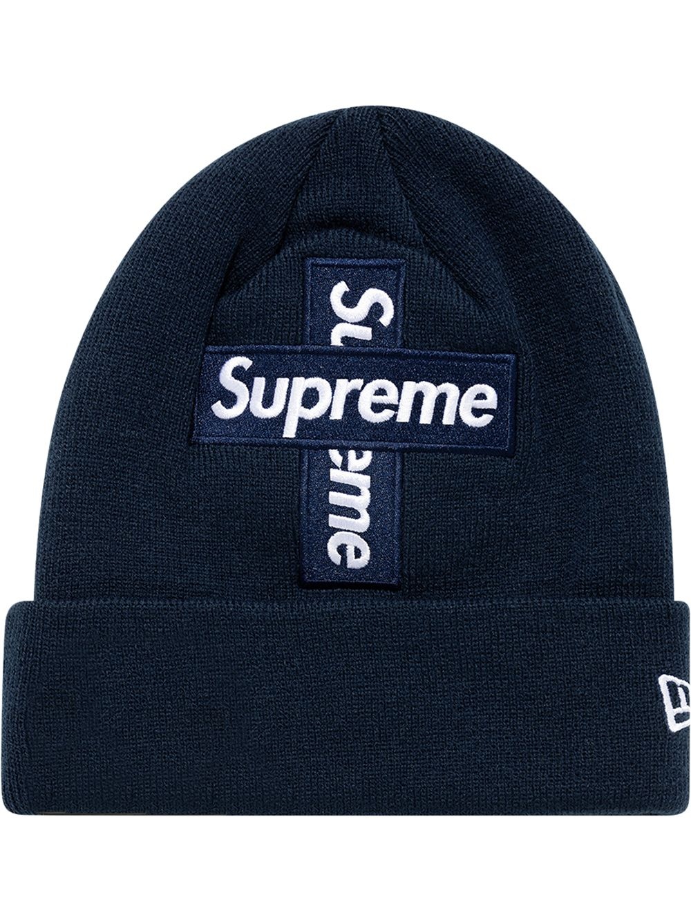 New Era box logo beanie hat - 1