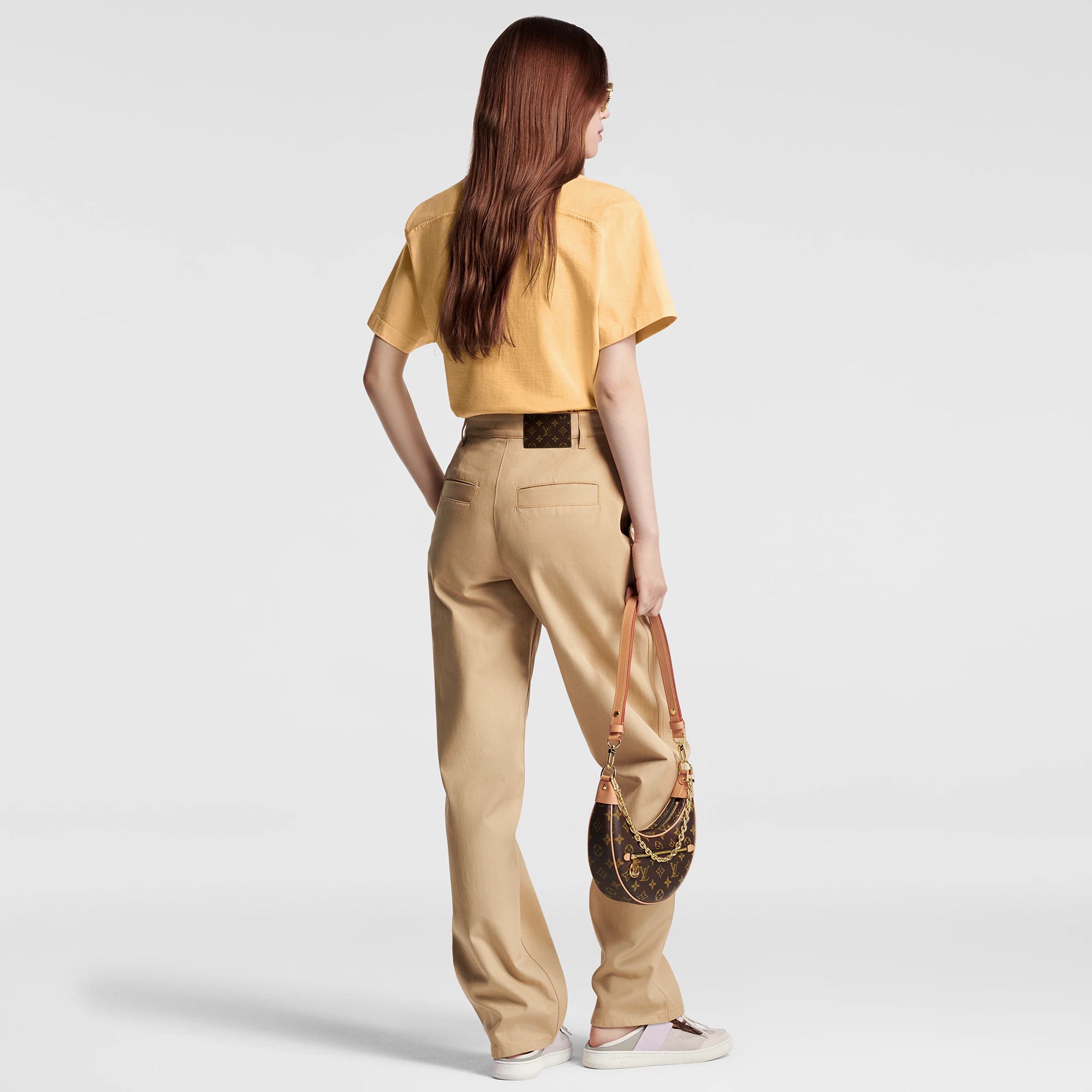 Vintage-Effect Louis Vuitton Crop Top - 3