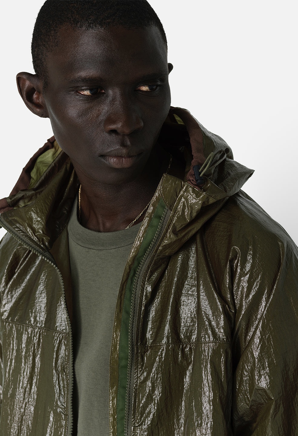 COATED NYLON ANORAK - 7