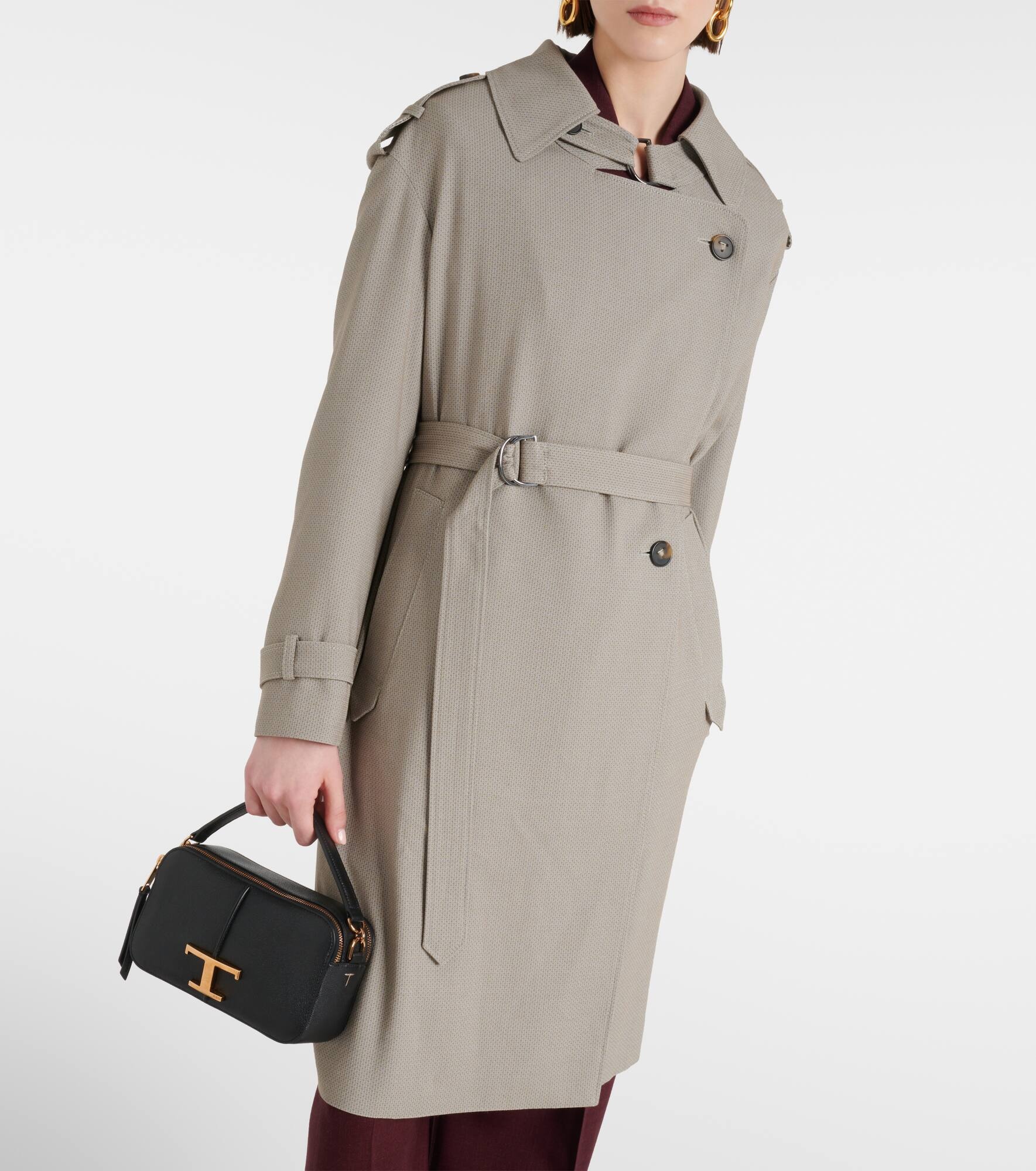 Belted trench coat - 7