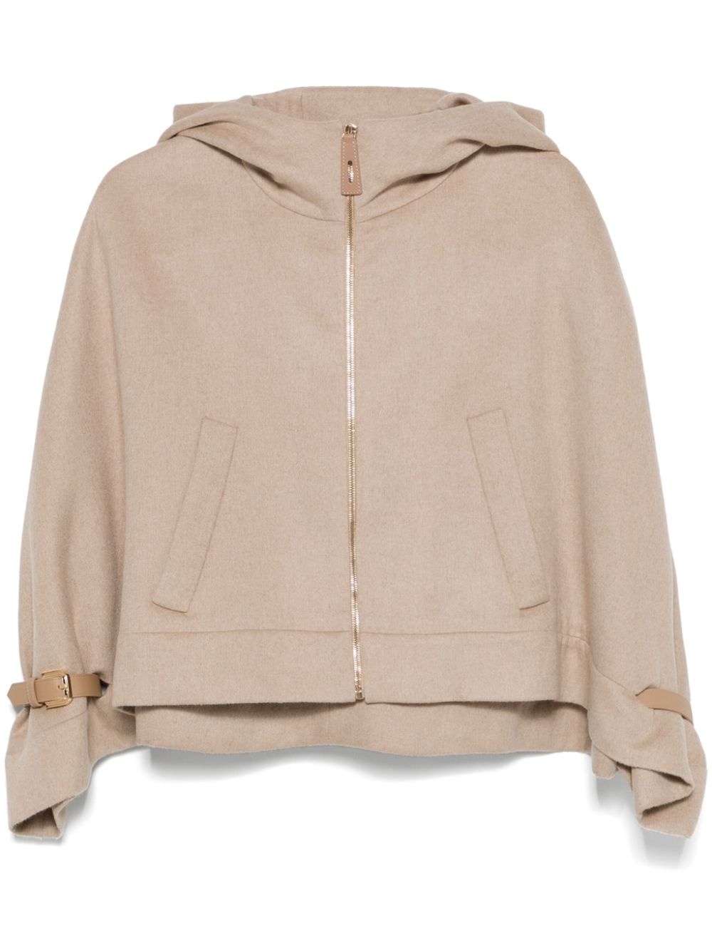 Max Mara Max Mara Women Wool Hooded Cape | luosophy | REVERSIBLE