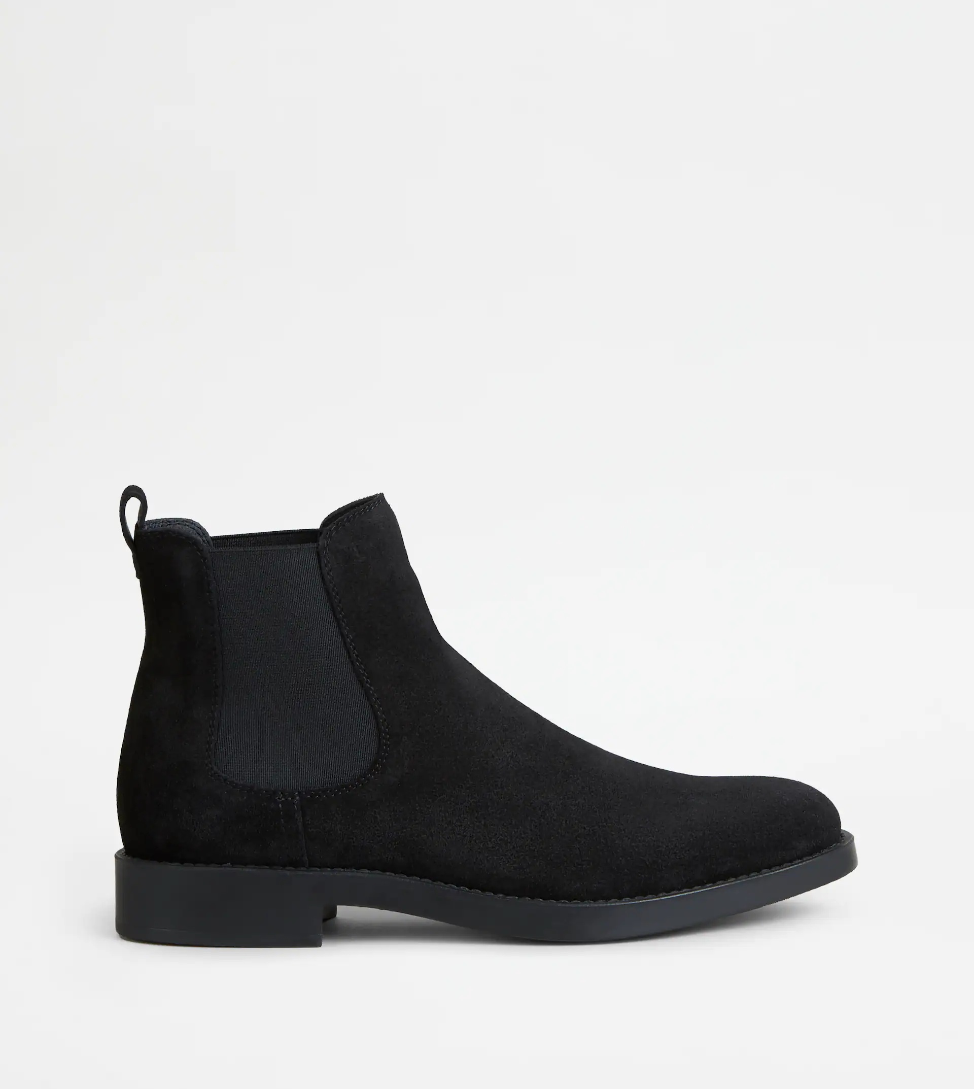 ANKLE BOOTS IN SUEDE - BLACK - 1