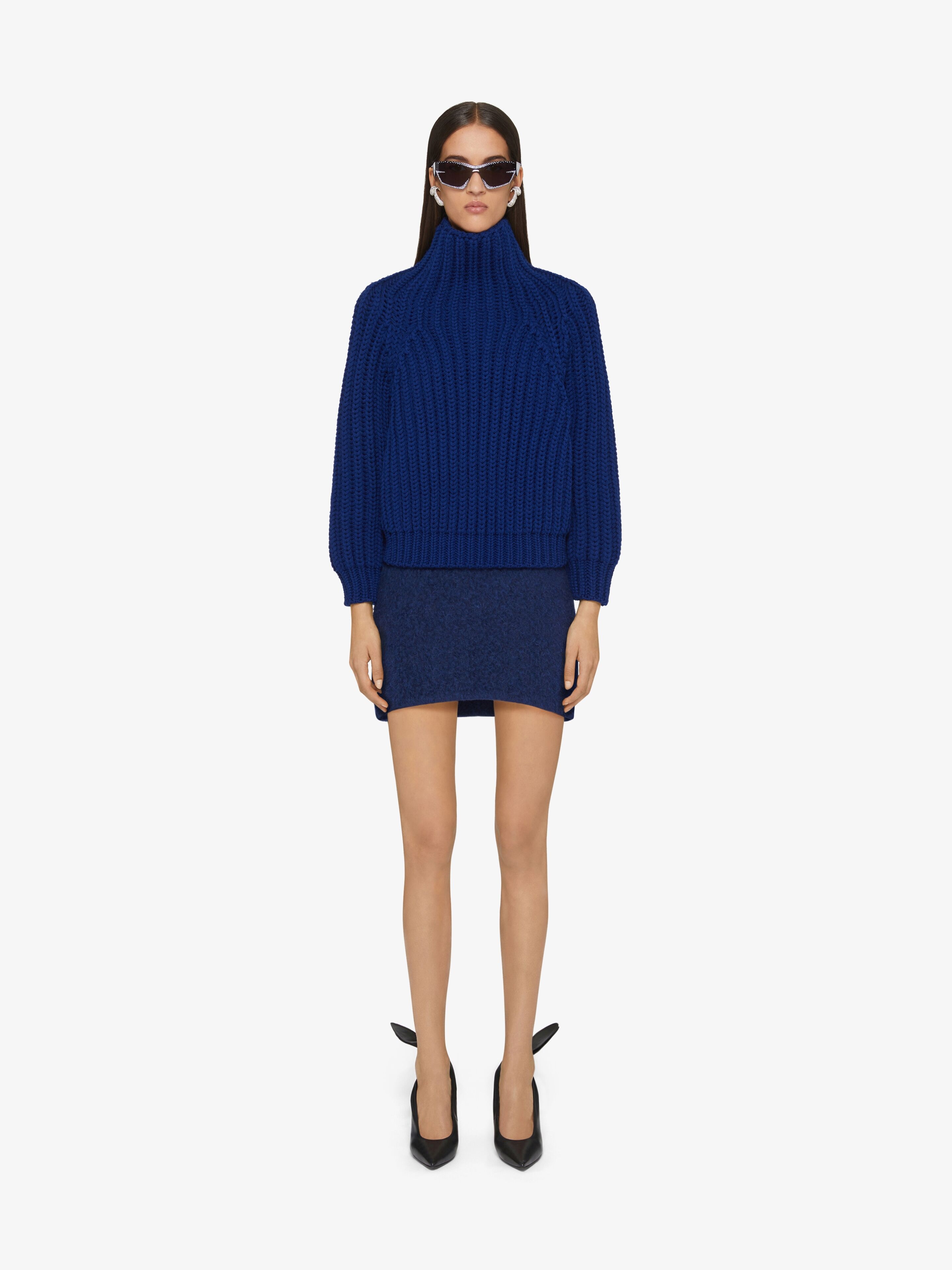 SWEATER IN WAFFLE WOOL - 2