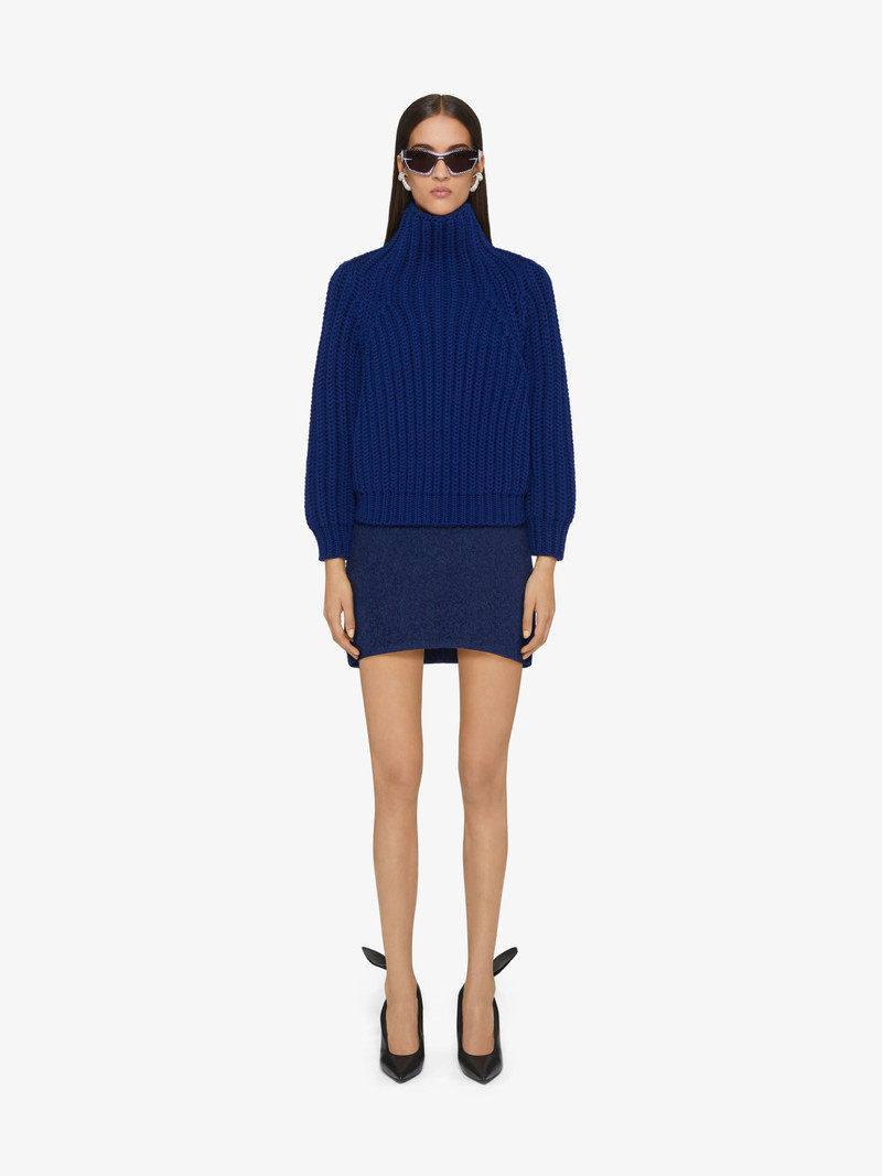 Givenchy SWEATER IN WAFFLE WOOL outlook