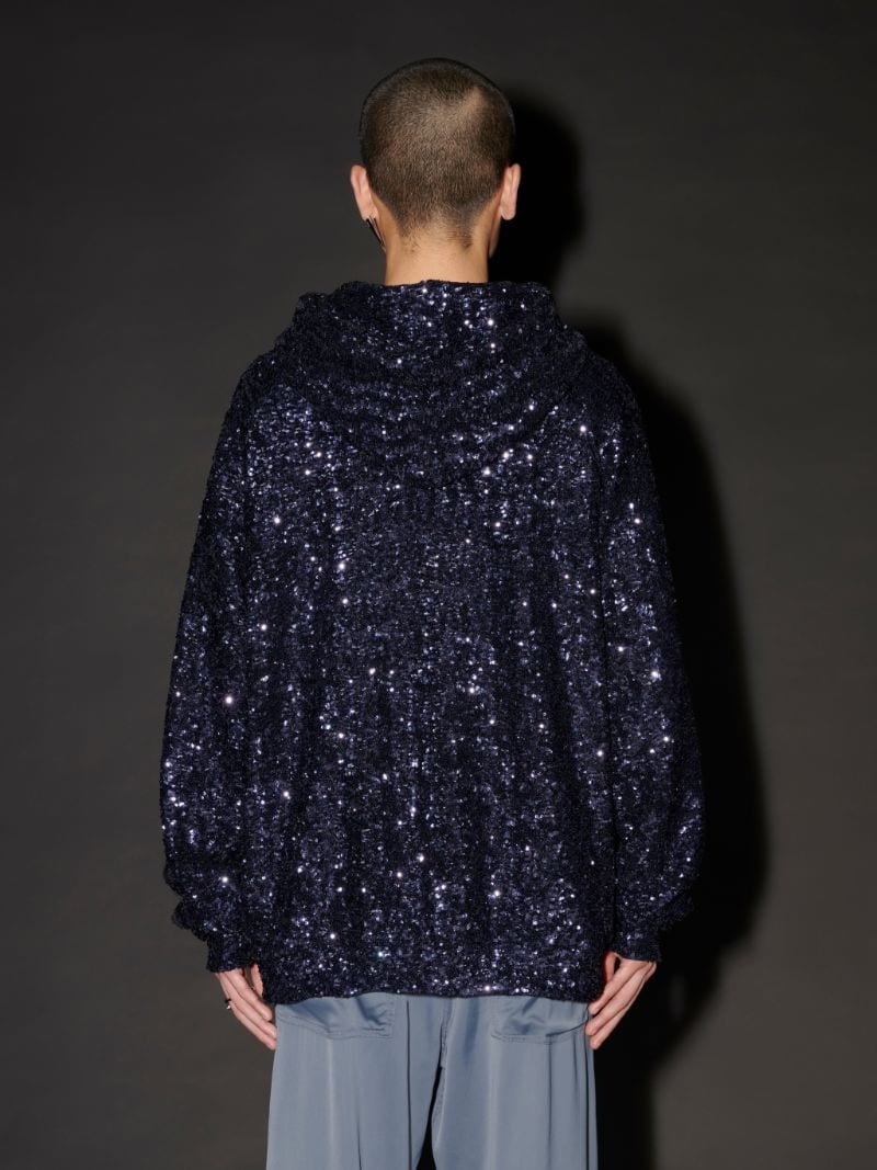 SEQUIN HOODIE - 4