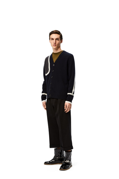 Loewe Scarf cardigan in wool and cashmere outlook