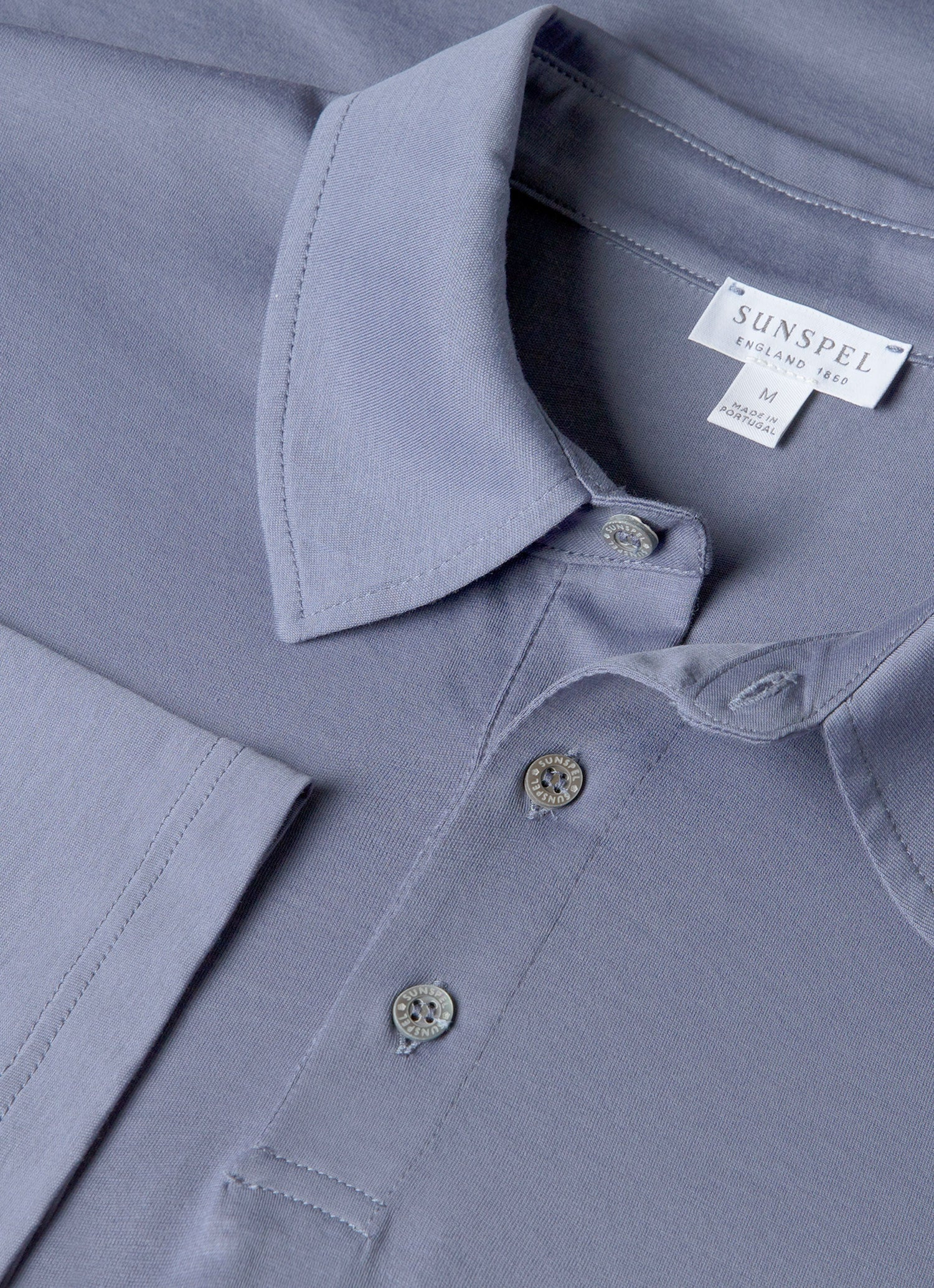 Long Sleeve Classic Jersey Polo Shirt - 4