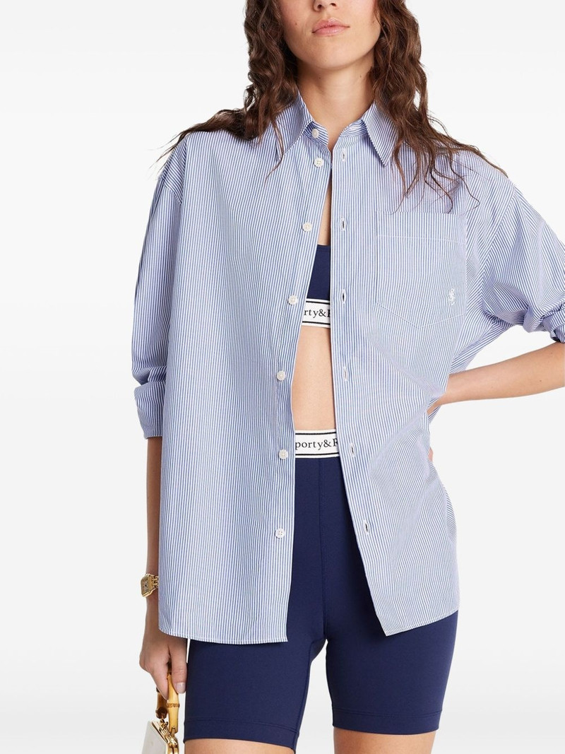 striped button-up shirt 3