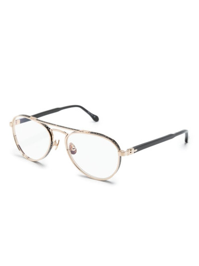 MATSUDA M3116 pilot-frame glasses outlook